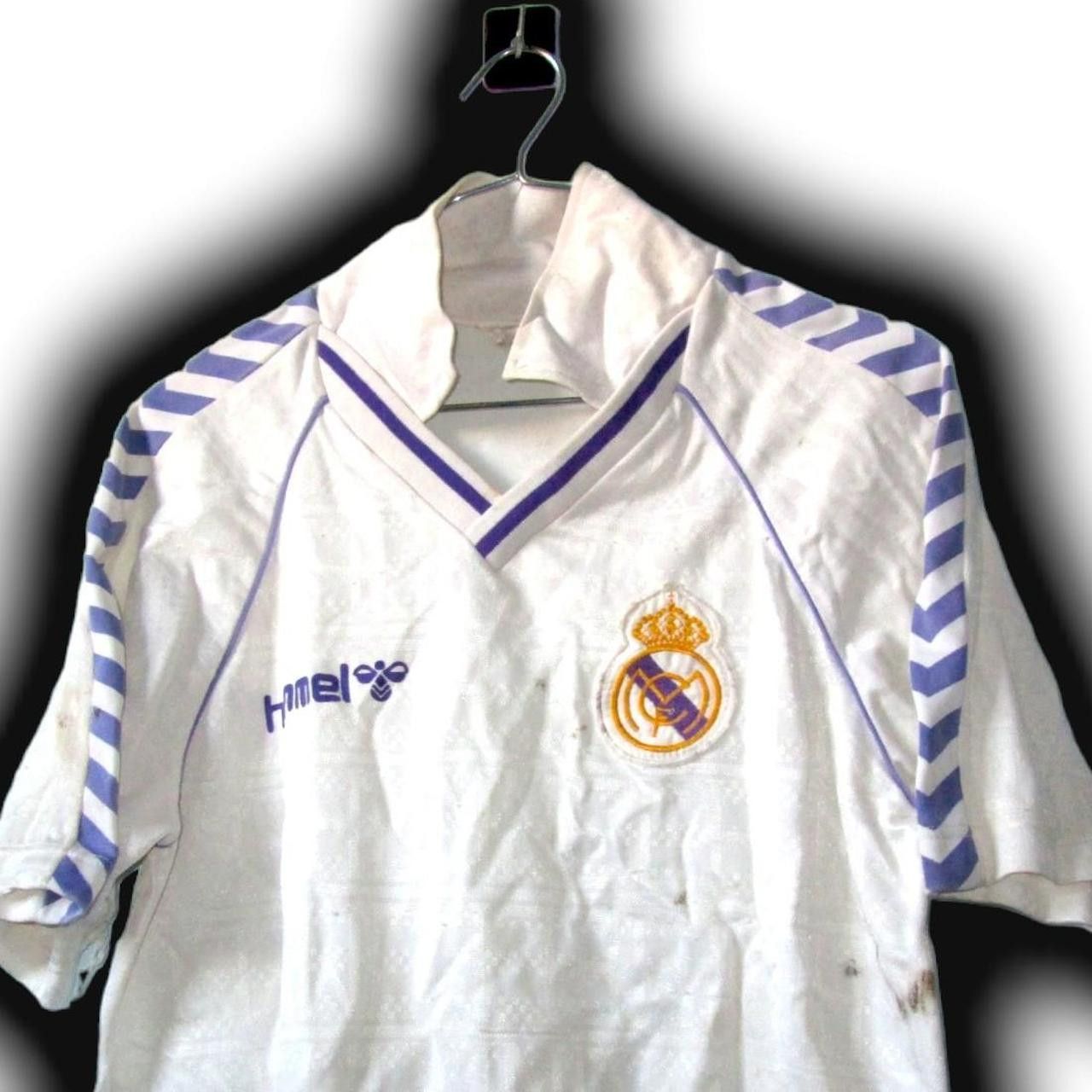 Hummel Real Madrid Spain 1986 1987 1988 Home Shirt Jersey Size US M / EU 48-50 / 2 - 1 Thumbnail