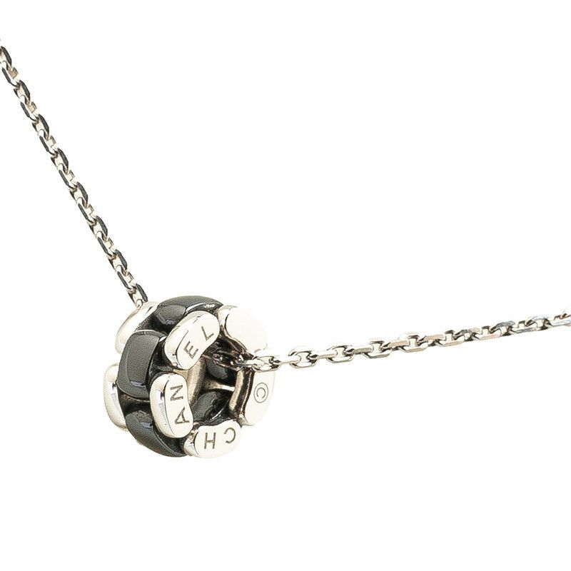 Chanel Chanel Chanel Ultra K18WG Ceramic Necklace Metal Necklace Size ONE SIZE - 1 Thumbnail