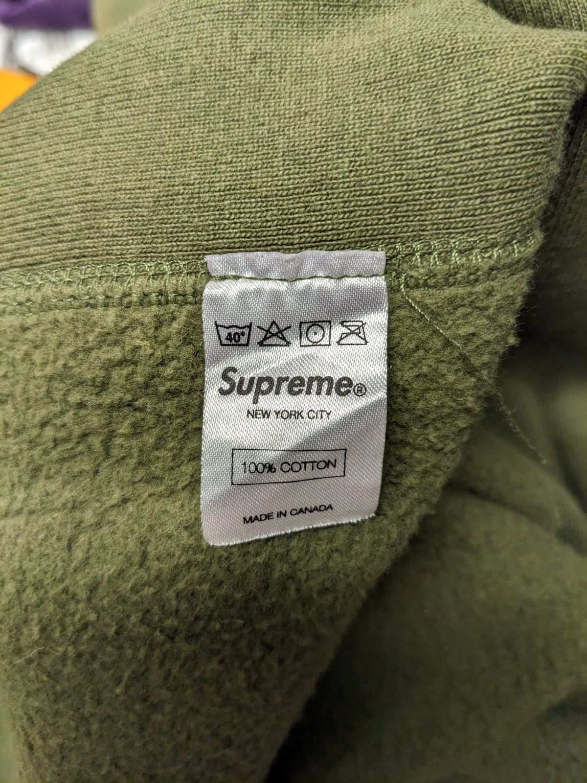 Supreme FW11 Supreme FUTURA Logo Hoodie Olive HOODED SWEATSHIRT 2011 Size US L / EU 52-54 / 3 - 11 Thumbnail