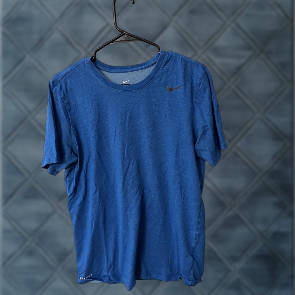 Nike Nike Dri-Fit T-Shirt Mens Blue Medium Sz Size US M / EU 48-50 / 2 - 1 Thumbnail