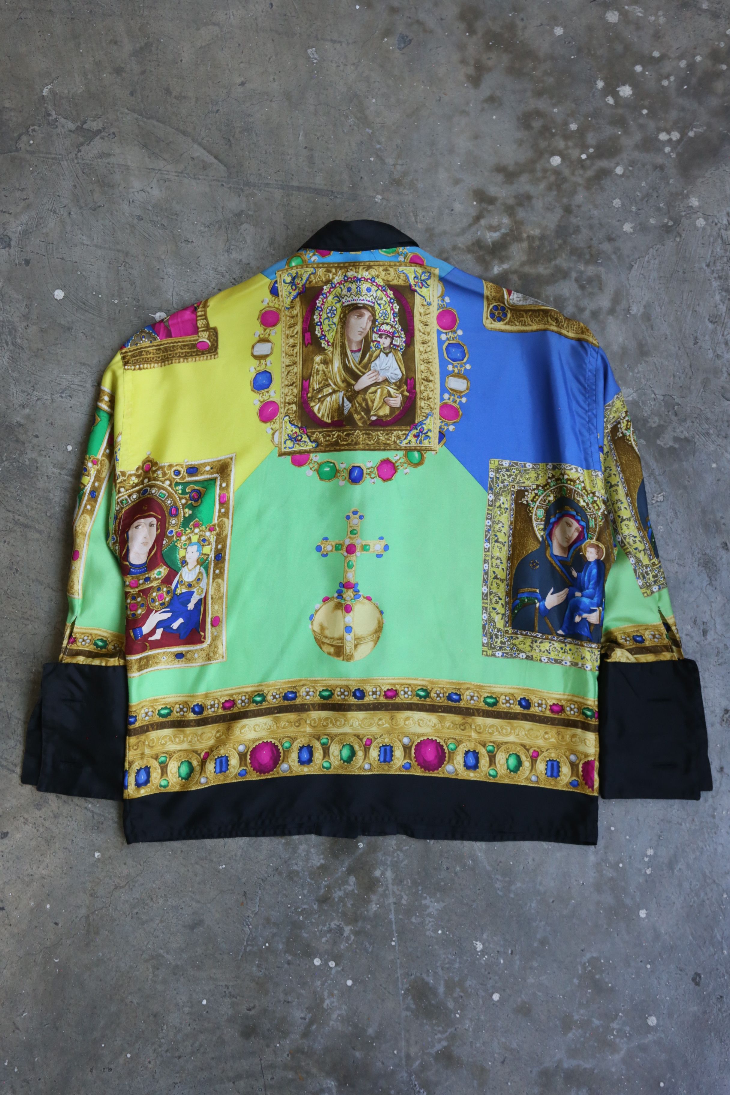 Versace Gianni Versace - F/W 91 - Le Madonne Shirt Size M / US 6-8 / IT 42-44 - 1 Thumbnail