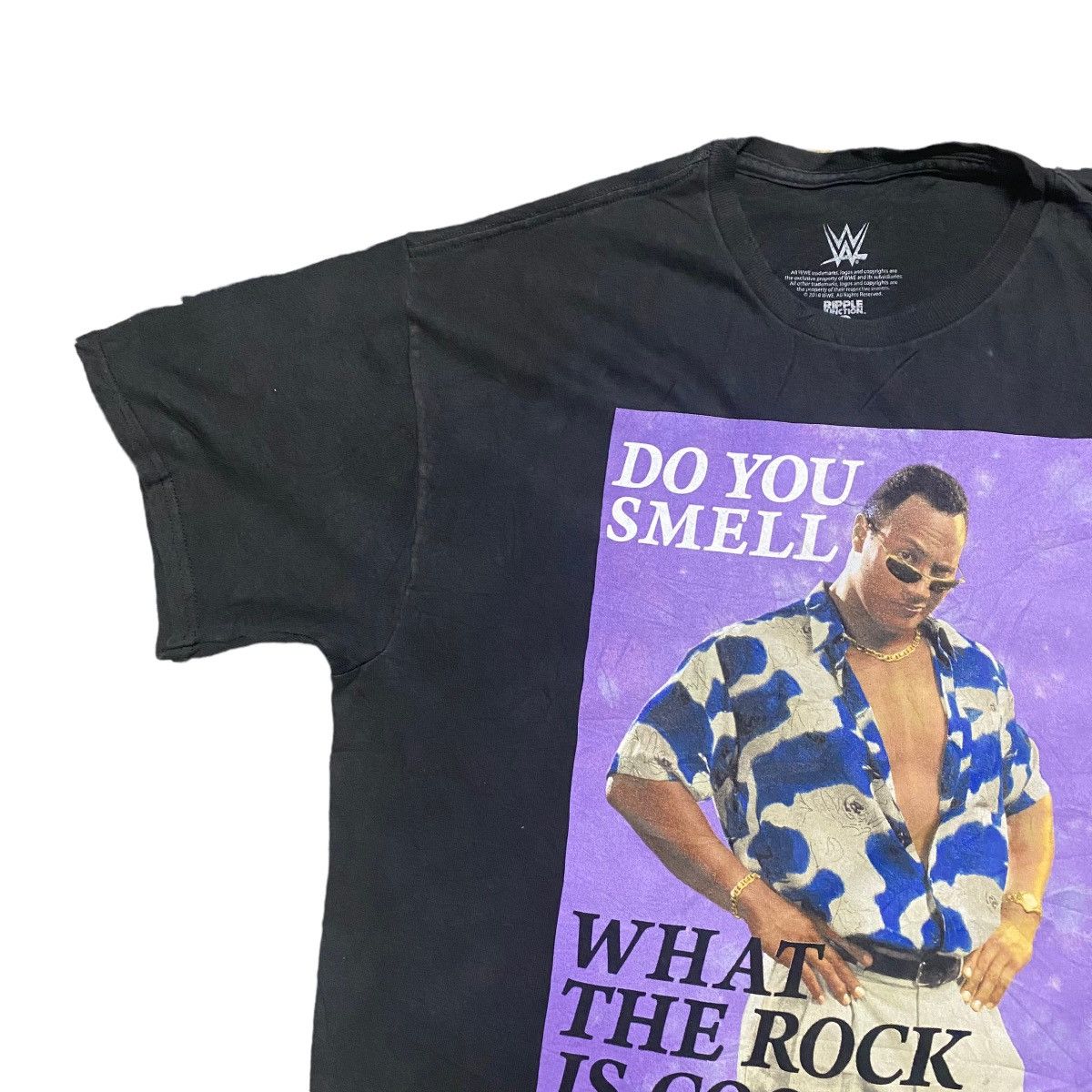 WWE The Rock Shirt 'Do you Smell What The Rock Is Cookin? Size US L / EU 52-54 / 3 - 3 Thumbnail