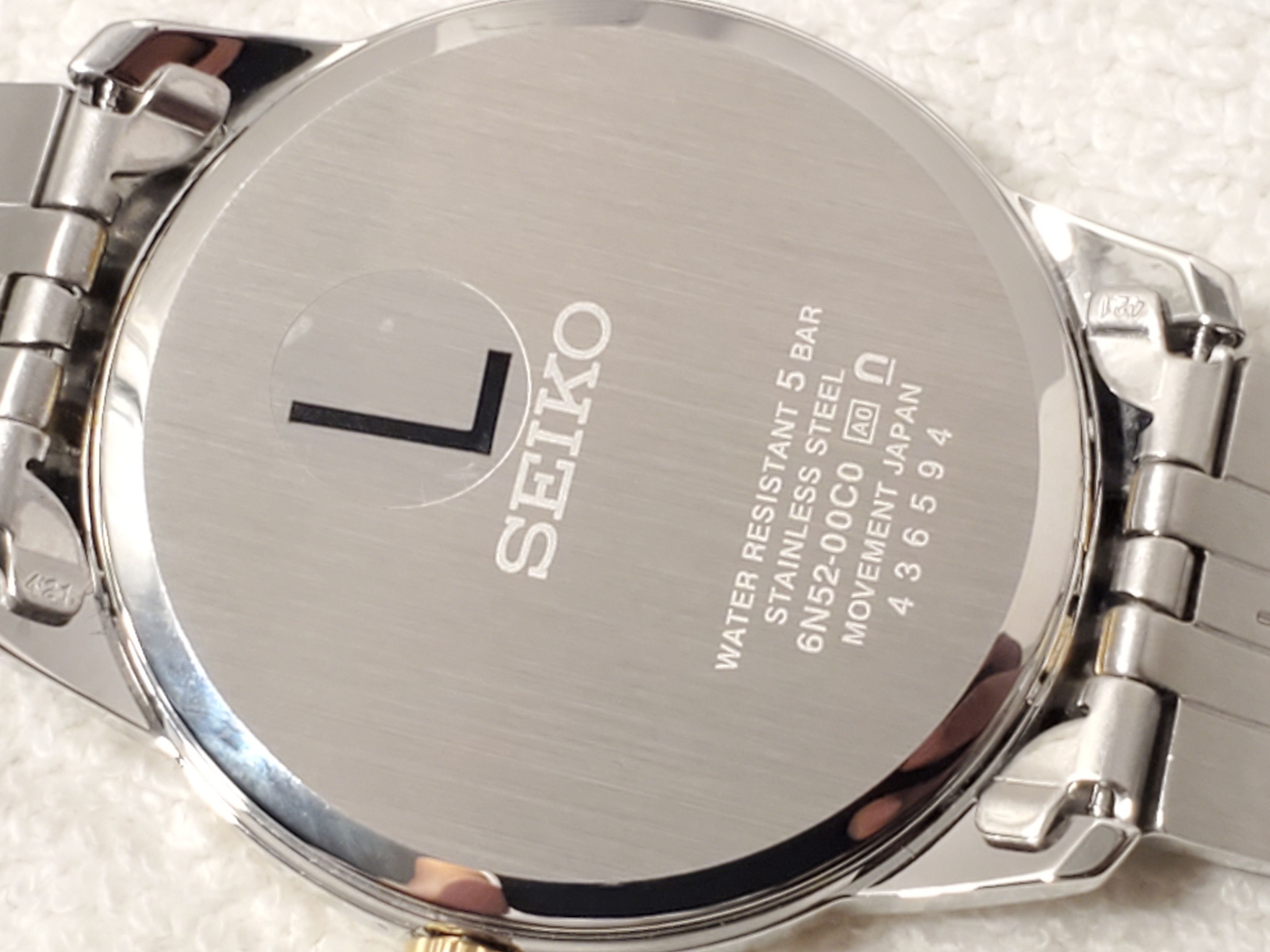 Seiko Seiko Men Date Stainless Steel Watch Silver Dial WR 50M Size 40 - 6 Thumbnail