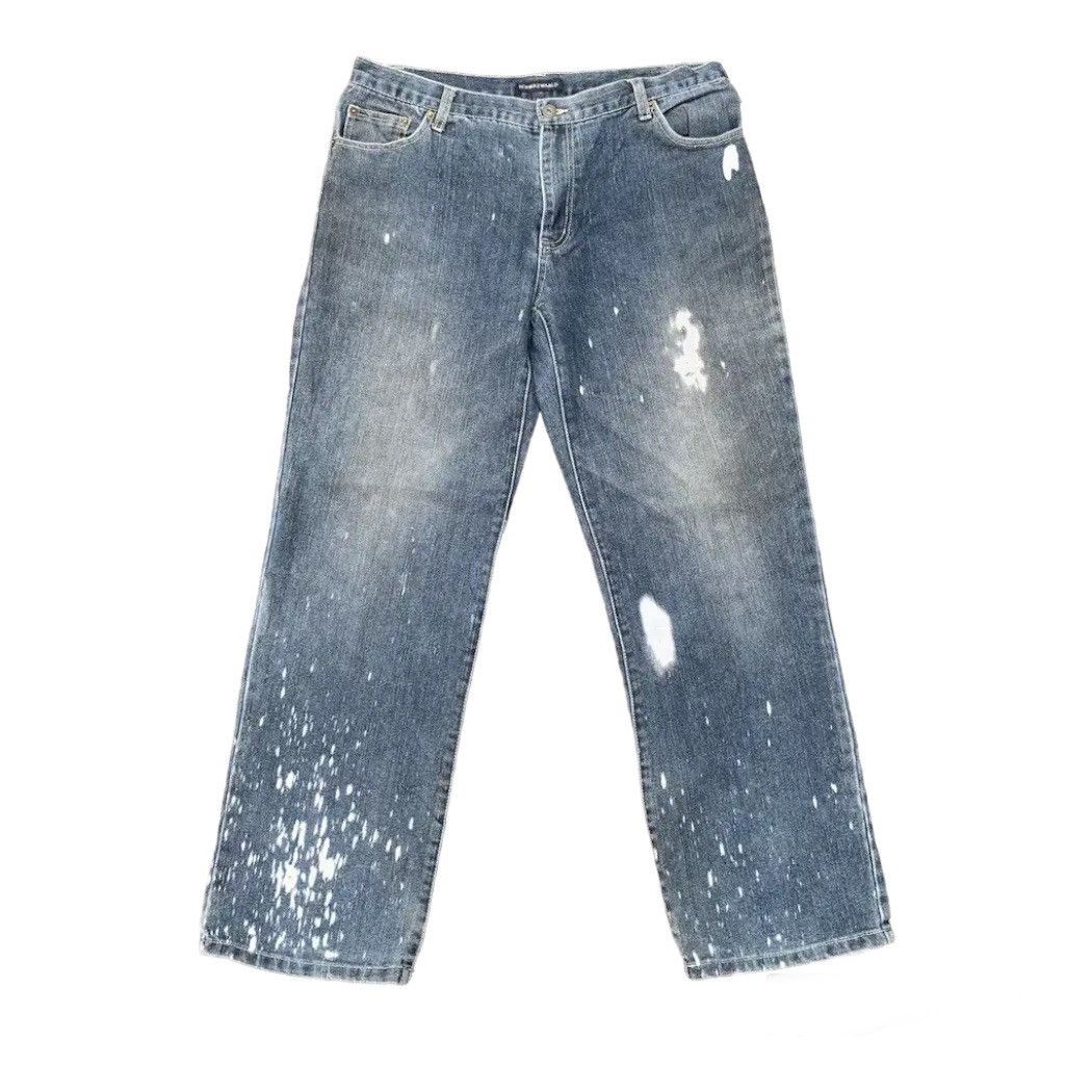 Edition Japan SCHWRZWARLD JAPAN Jeans Bleach 34x30 Faded Denim Baggy Pants Size US 34 / EU 50 - 1 Thumbnail