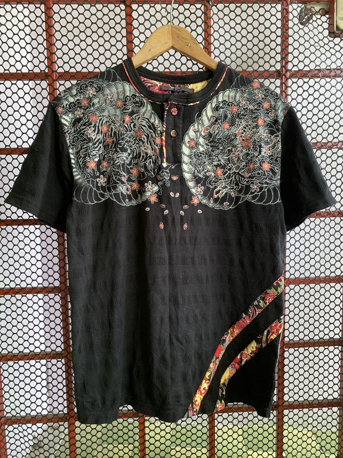 Japanese Brand Vintage Japanese Traditional Bullet Noise Dragon Shirt Size US M / EU 48-50 / 2 - 3 Thumbnail