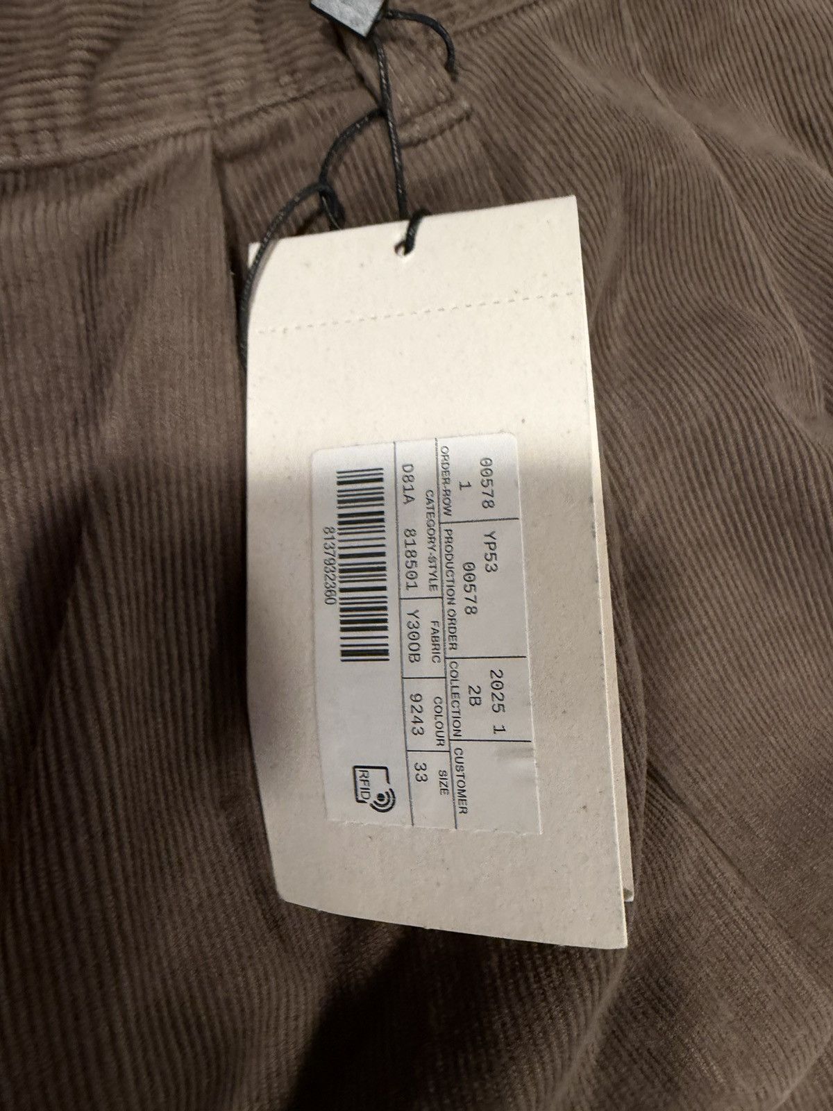 Saint Laurent Paris Saint Laurent mens 2023 corduroy buggy pants. 33. $1290 Size US 33 - 6 Thumbnail