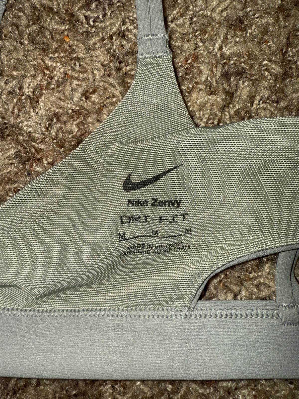 Nike Nike Zenvy Strappy Women's Light- Support Padded Sports Bra Size ONE SIZE - 4 Thumbnail