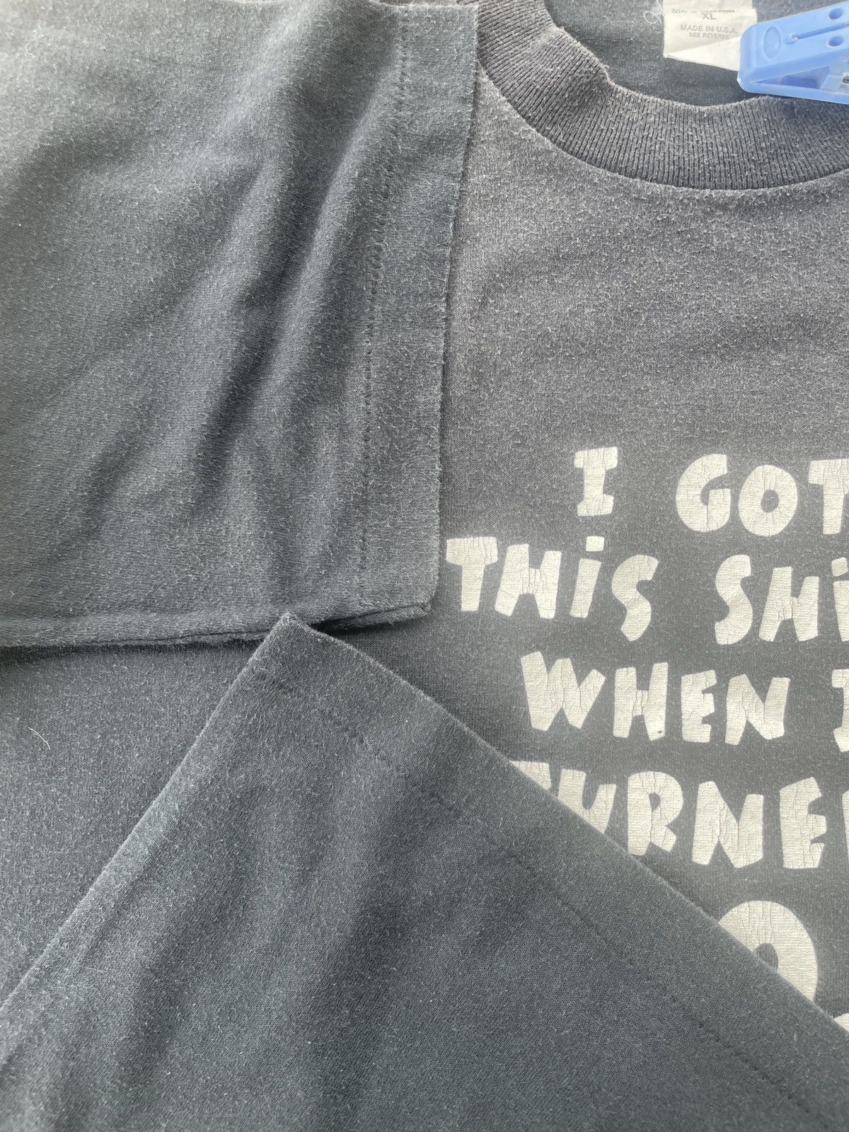 Vintage Vintage Wording Tee Size US L / EU 52-54 / 3 - 3 Thumbnail