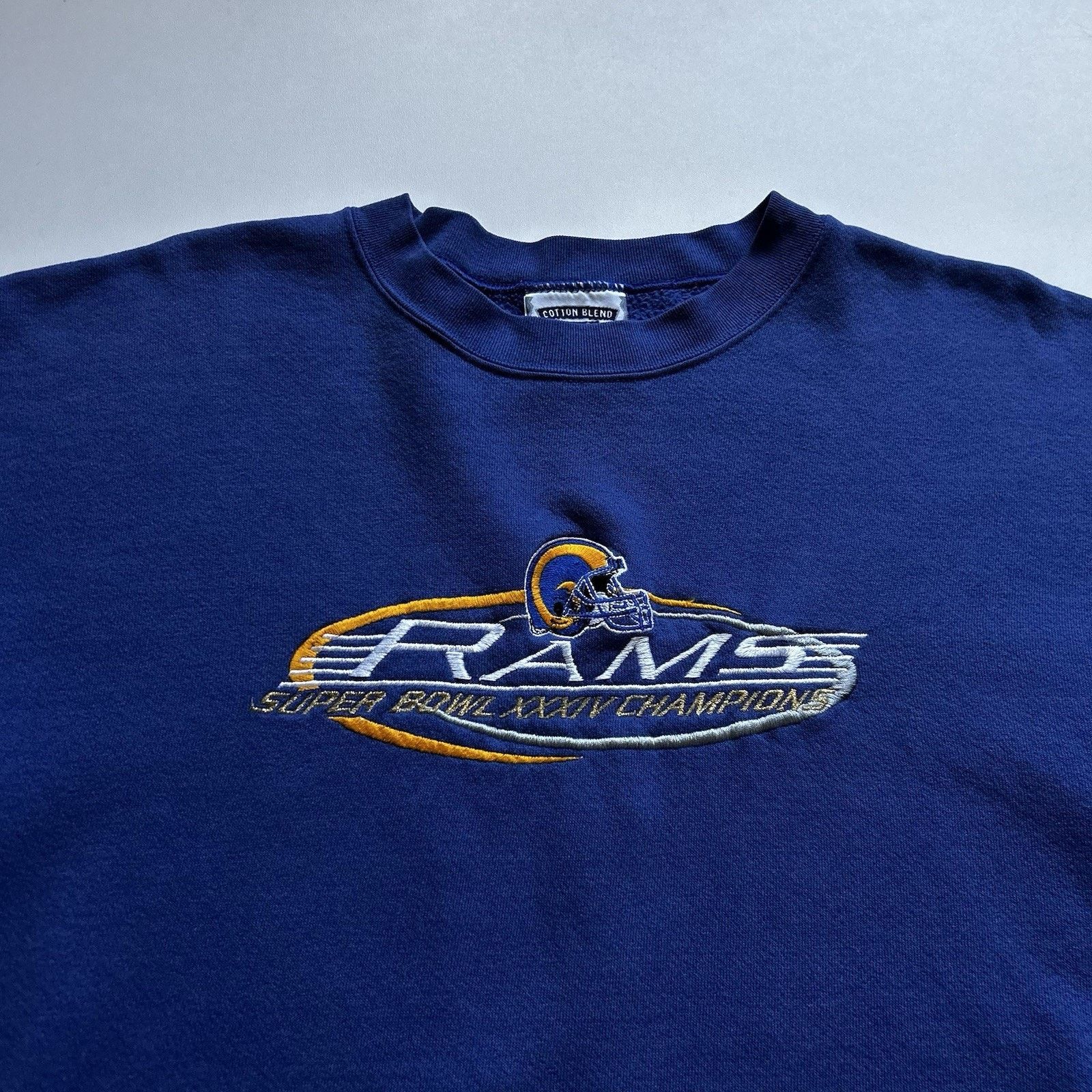Lee × NFL × Vintage Vintage St. Louis Rams NFL Crewneck 2XL Super Bowl Champions Size US XXL / EU 58 / 5 - 2 Thumbnail