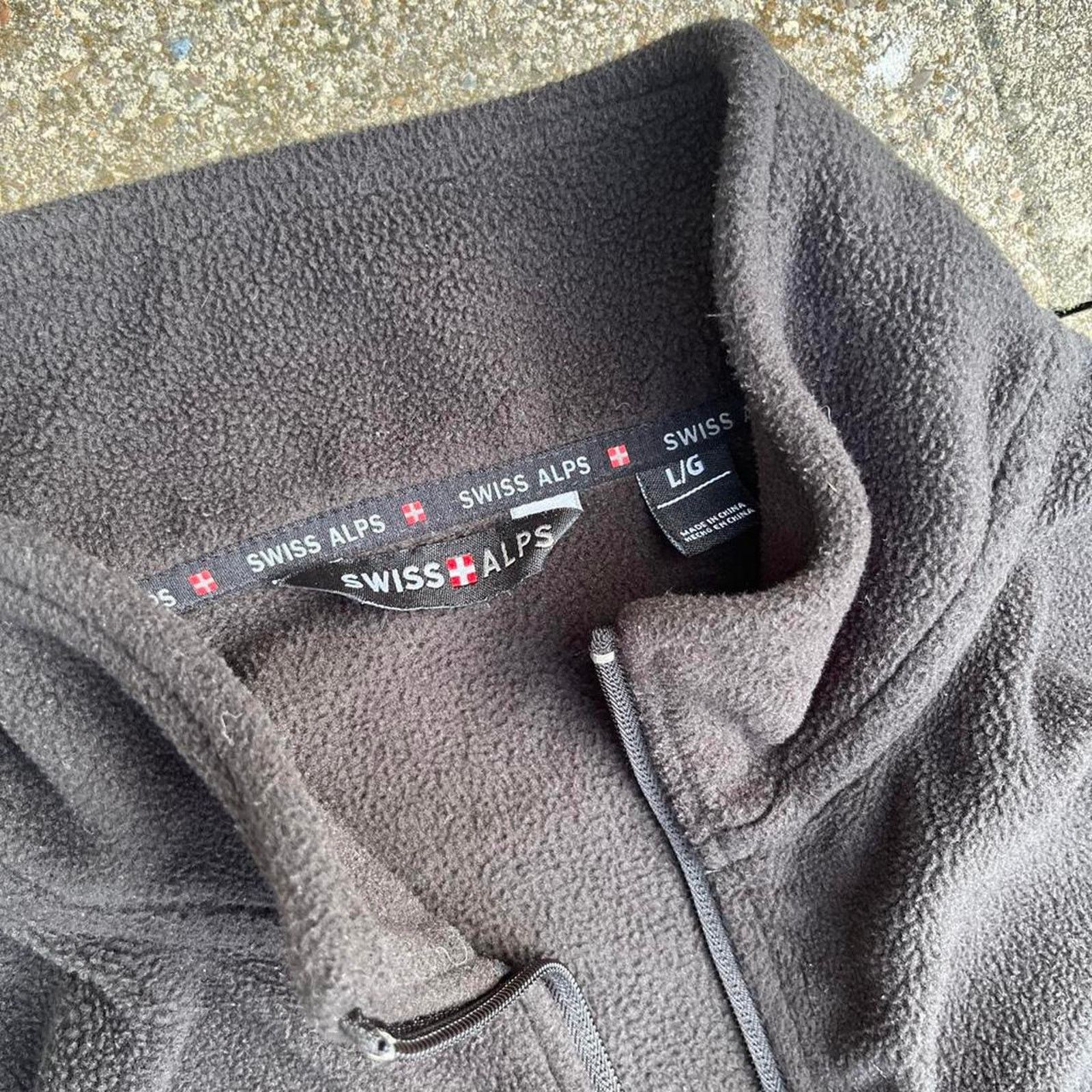 Other Swiss Alps Black Fleece Full-Zip Pullover Jacket Cozy Large Size US L / EU 52-54 / 3 - 3 Thumbnail
