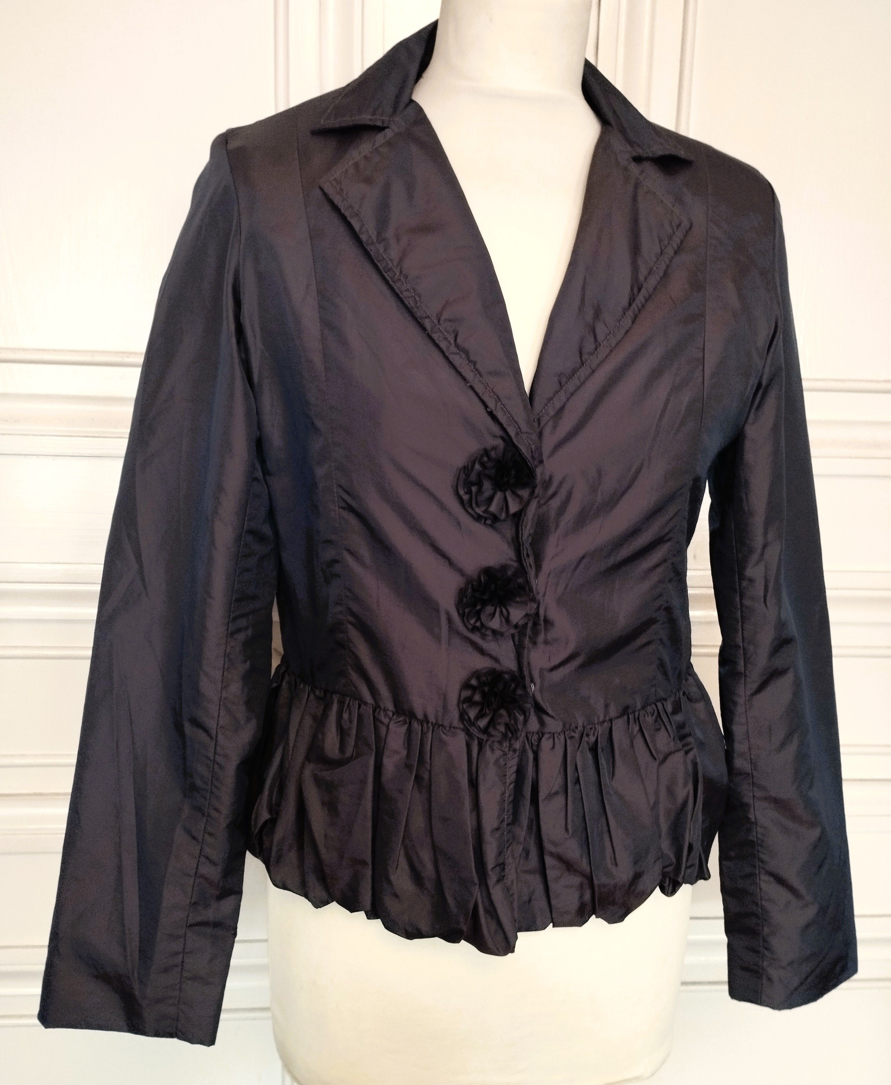 Designer Rene Derhy Veste Taffetas Basque Soirée T S/M Size S / US 4 / IT 40 - 1 Thumbnail