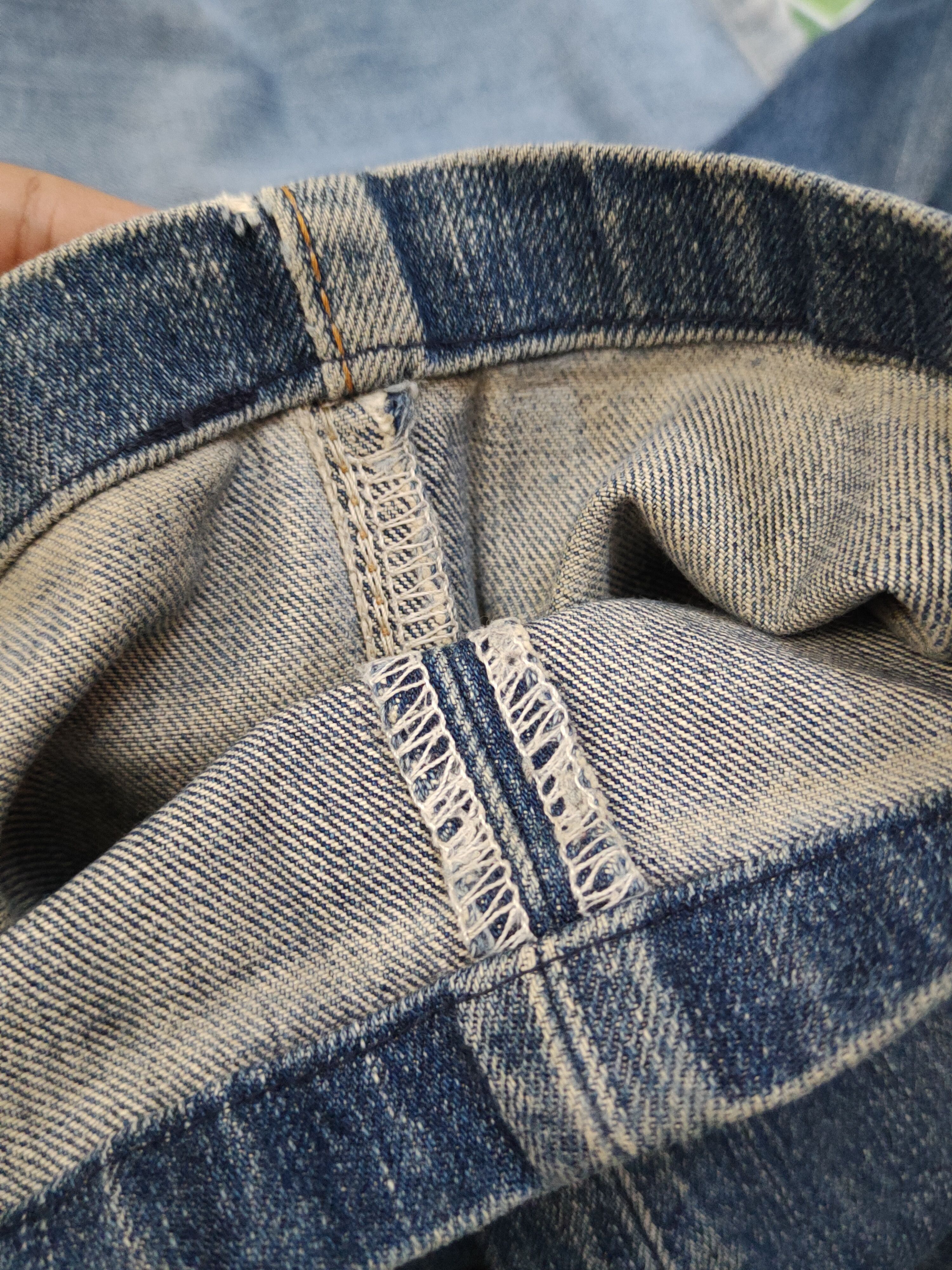 Edwin Edwin Blue Distressed Ripped denim Jeans #W1381 Size US 31 - 14 Thumbnail