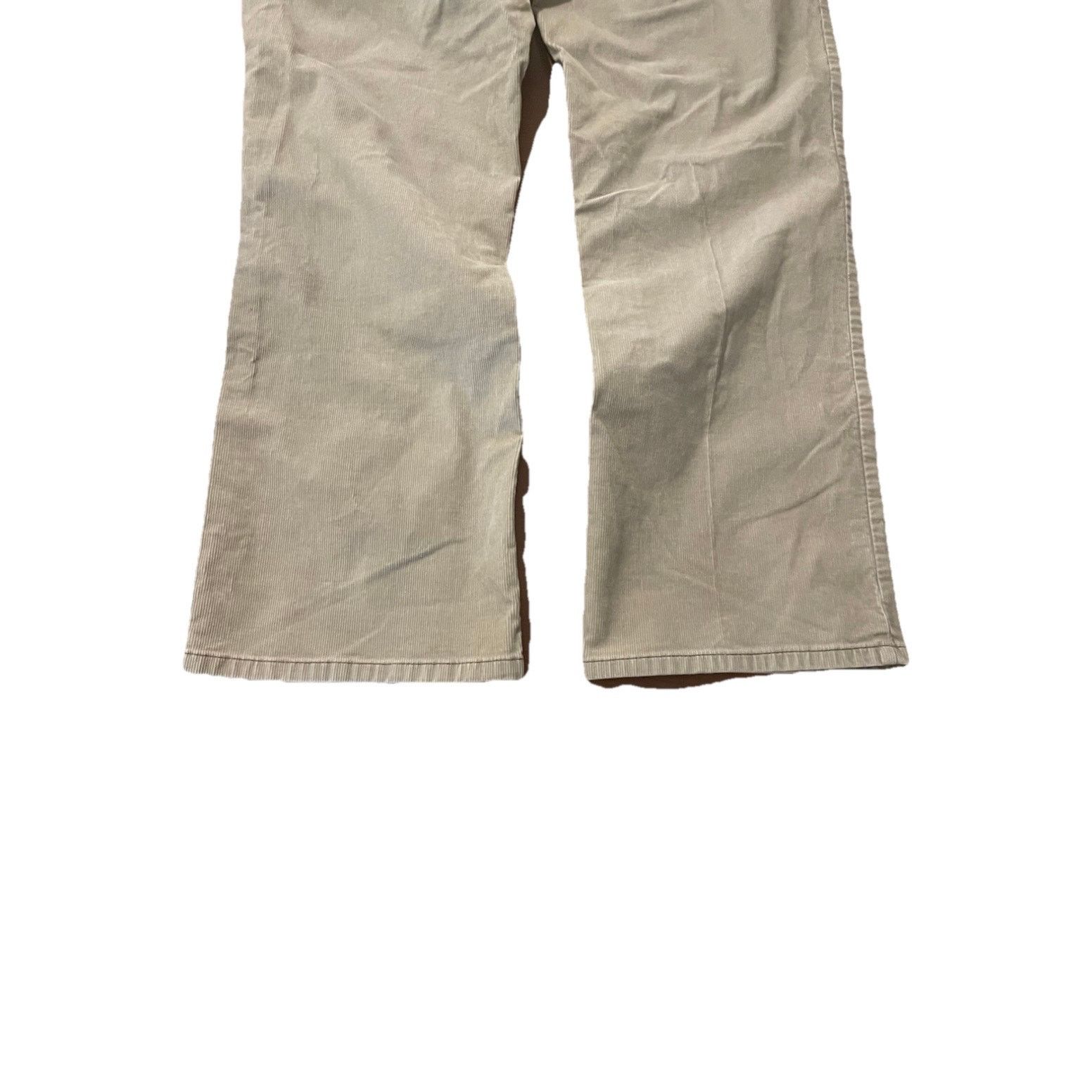 L.L. Bean LL Bean Women’s Beige Curvy Fit Corduroy Straight Pants 8R Size 30" / US 8 / IT 44 - 6 Thumbnail