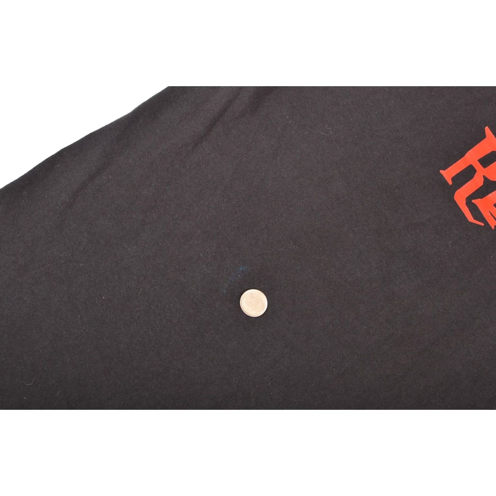Fruit Of The Loom Fruit of the Loom Redrum Vintage T-Shirt Tee Made in Morocco Size XL, Men, Black, 100% cotton, Solid, T-Shirt, Vintage, 90s? Size US XL / EU 56 / 4 - 3 Thumbnail