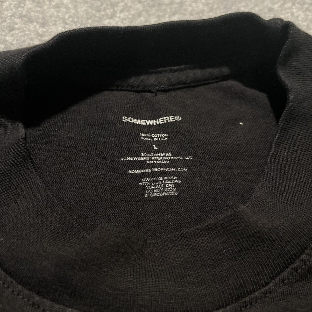 Vintage Somewhere Brand USA Accelerating Black Genius Google T Shirt Size US L / EU 52-54 / 3 - 5 Thumbnail