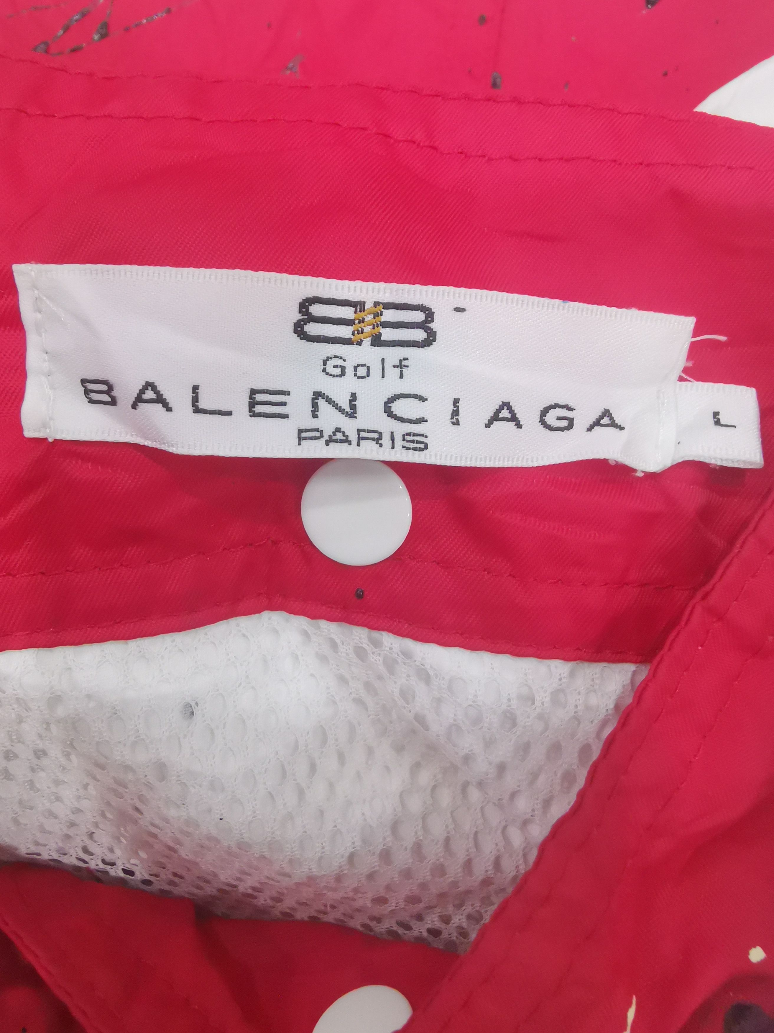 Balenciaga VTG Balenciaga BB SPELL OUT CUSTOM MADE PAINT SPLATTER Size US L / EU 52-54 / 3 - 17 Thumbnail