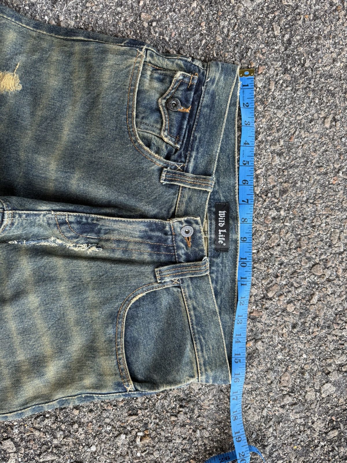 Japanese Brand × Jean × Rusty VINTAGE WILD LIFE RUSTY JEAN RIPPEP DENIM PANTS Size US 32 / EU 48 - 6 Thumbnail