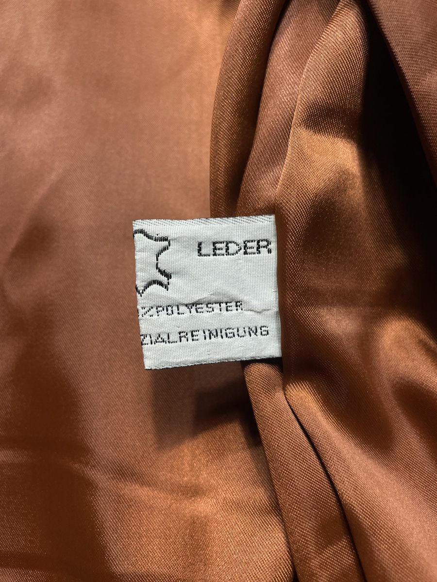 Vintage RARE🔥Vintage Y2K Real Genuine Leather Jacket Avant Garde Size XL / US 12-14 / IT 48-50 - 10 Thumbnail
