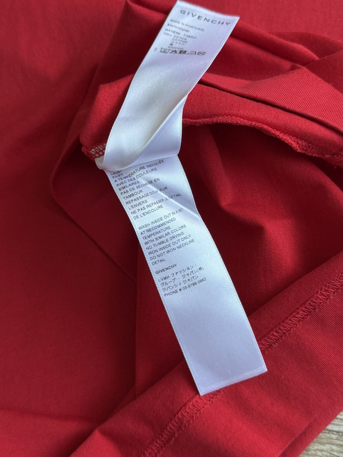 Givenchy Givenchy Red Embossed Chain Collar T-Shirt Size L / US 10 / IT 46 - 15 Thumbnail
