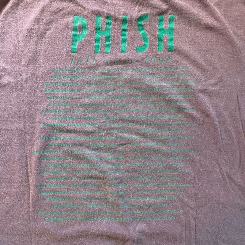 Vintage Rare! Purple 1995 Rainbow Phish Tour Tee Shirt Size US XL / EU 56 / 4 - 7 Thumbnail