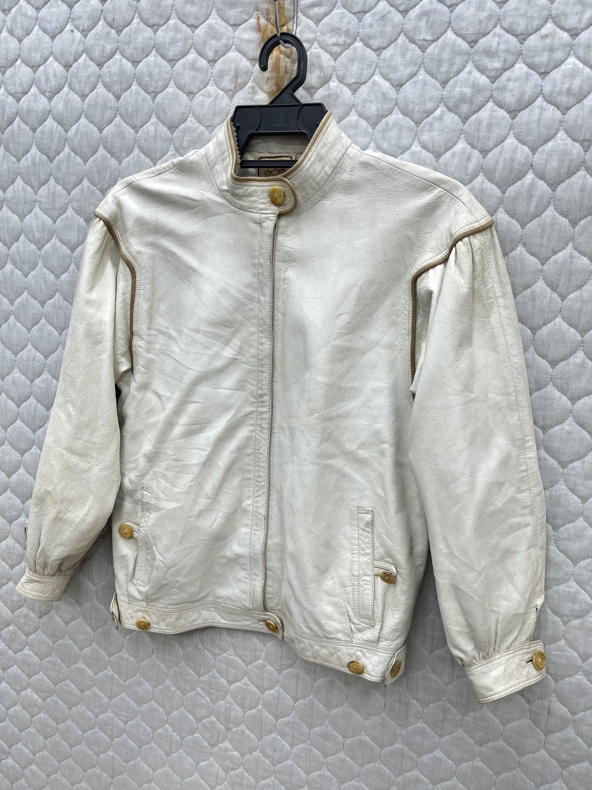 Loewe 🔥🔥🔥STEALS VTG LOEWE LEATHER JACKET Size S / US 4 / IT 40 - 3 Thumbnail