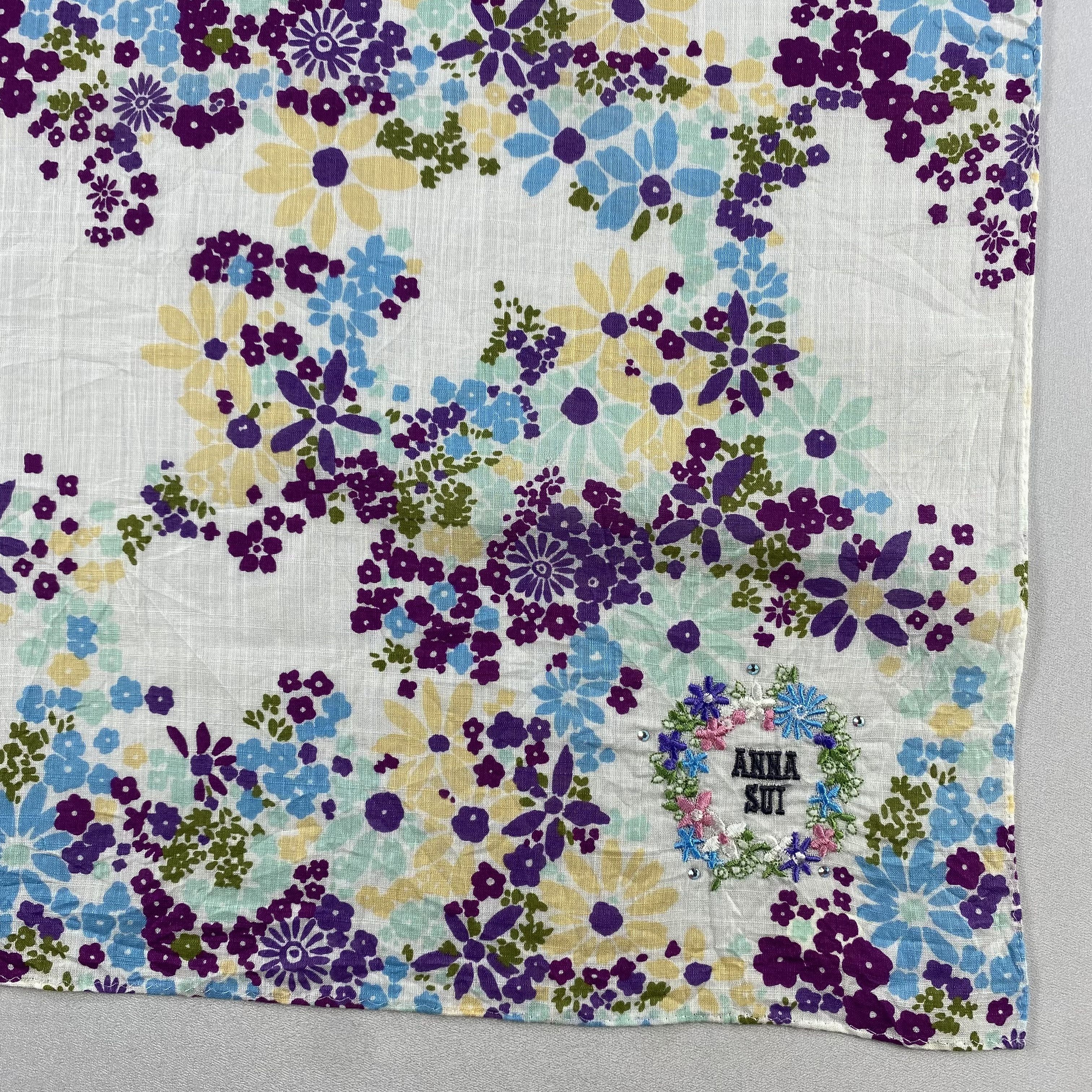 Vintage Anna Sui Bandana/ Handkerchief / Neckerchief Size ONE SIZE - 3 Thumbnail