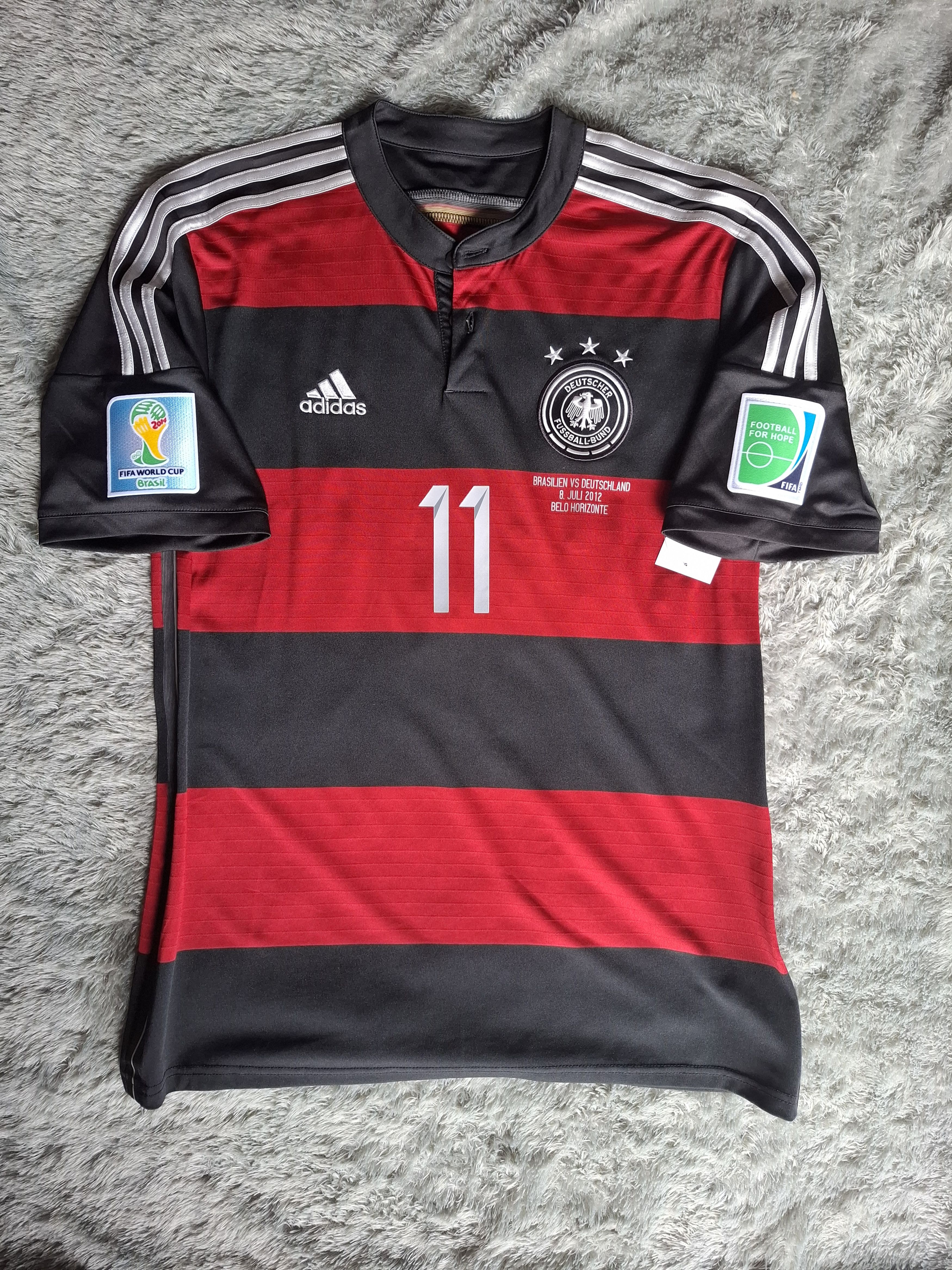Adidas Germany 2014 Away kits Size US L / EU 52-54 / 3 - 2 Thumbnail