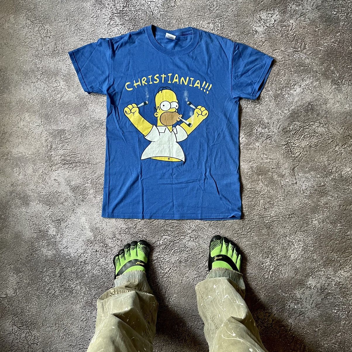 Vintage Vintage Y2K Homer Simpson Graphic Tee Streetwear Sun Faded S Size US S / EU 44-46 / 1 - 1 Thumbnail