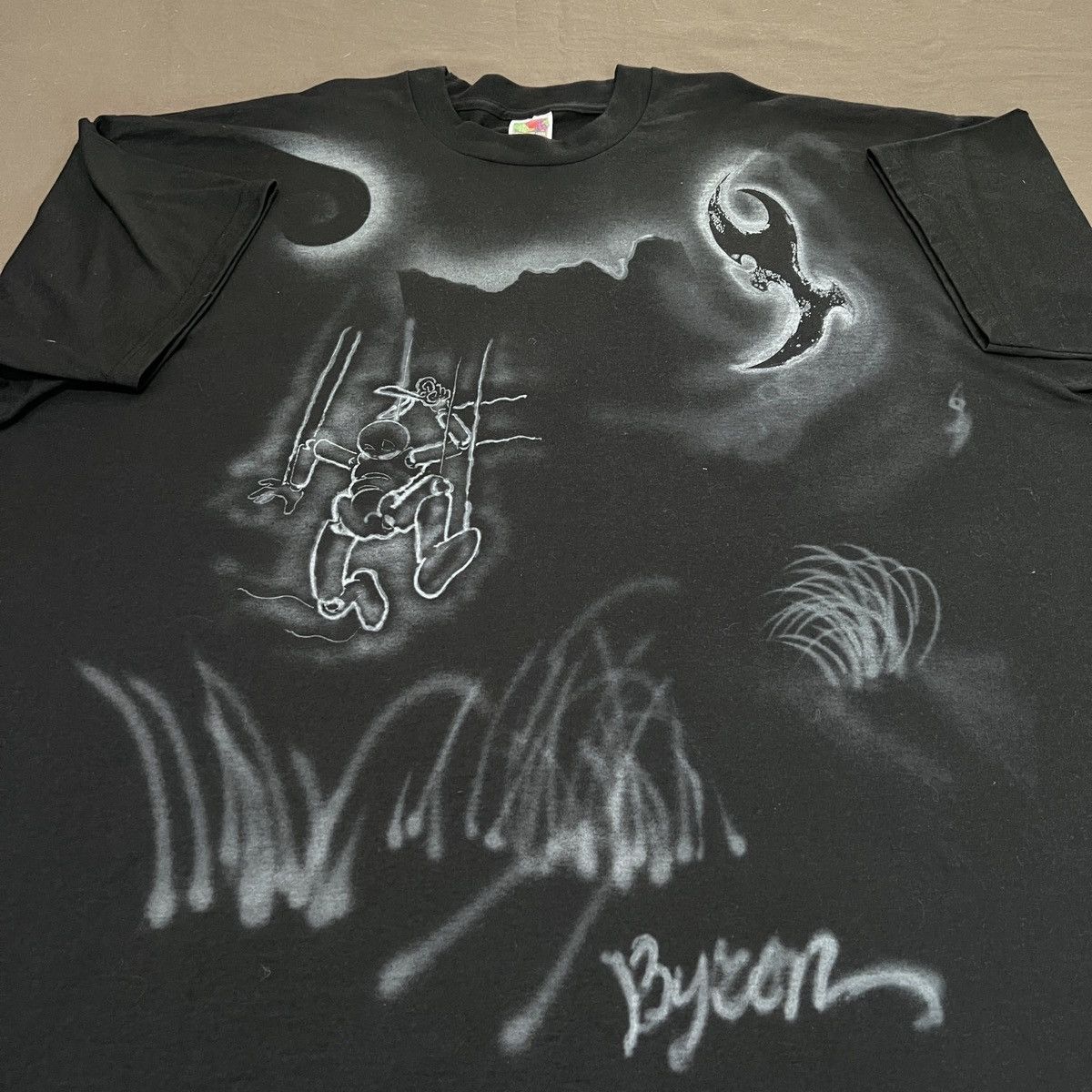 Vintage Vintage Graffiti Street Art Tee 3XL Oversized Oldskool Size US XXL / EU 58 / 5 - 1 Thumbnail