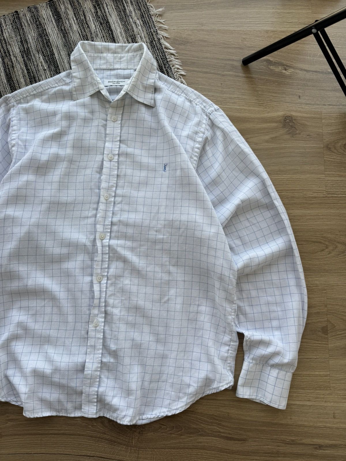 Other Vintage Yves Saint Laurent YSL button up shirt Size US L / EU 52-54 / 3 - 3 Thumbnail
