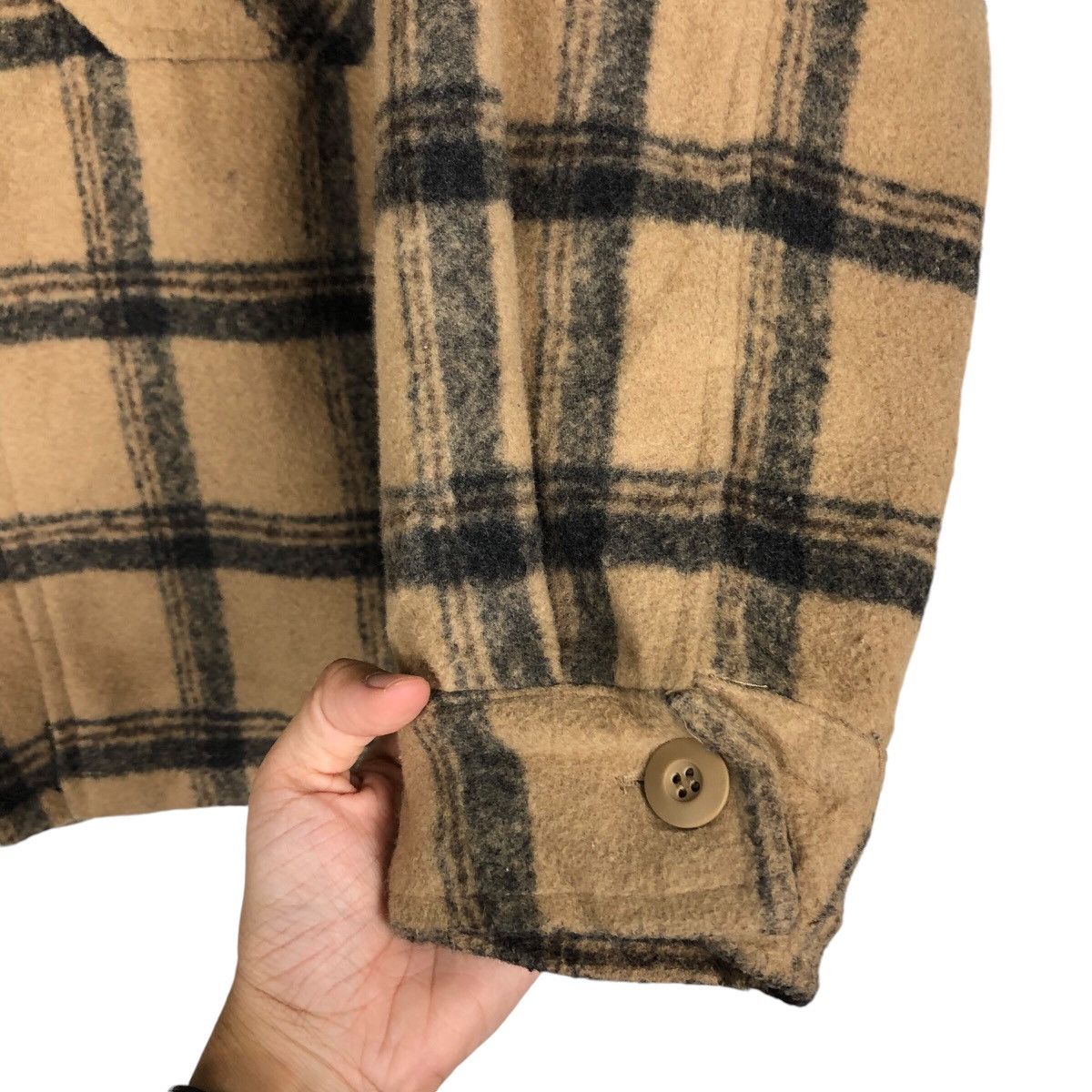 Japanese Brand × Vintage 📌Vintage Work Chore Jacket Zipper Sho Japan Tartan Design Size US M / EU 48-50 / 2 - 16 Thumbnail