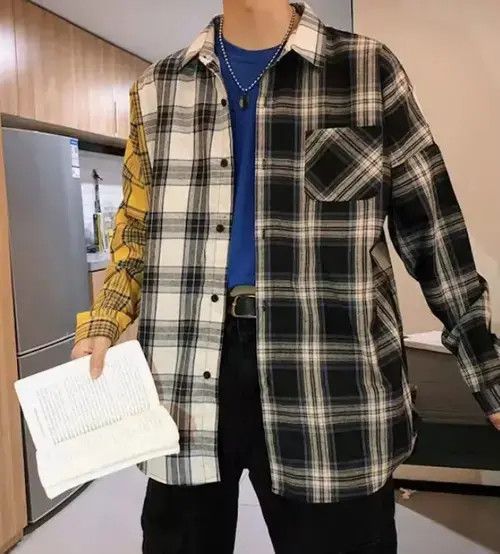 Japanese Brand × Vintage Patchwork Reconstructed Flannel Size US M / EU 48-50 / 2 - 3 Thumbnail