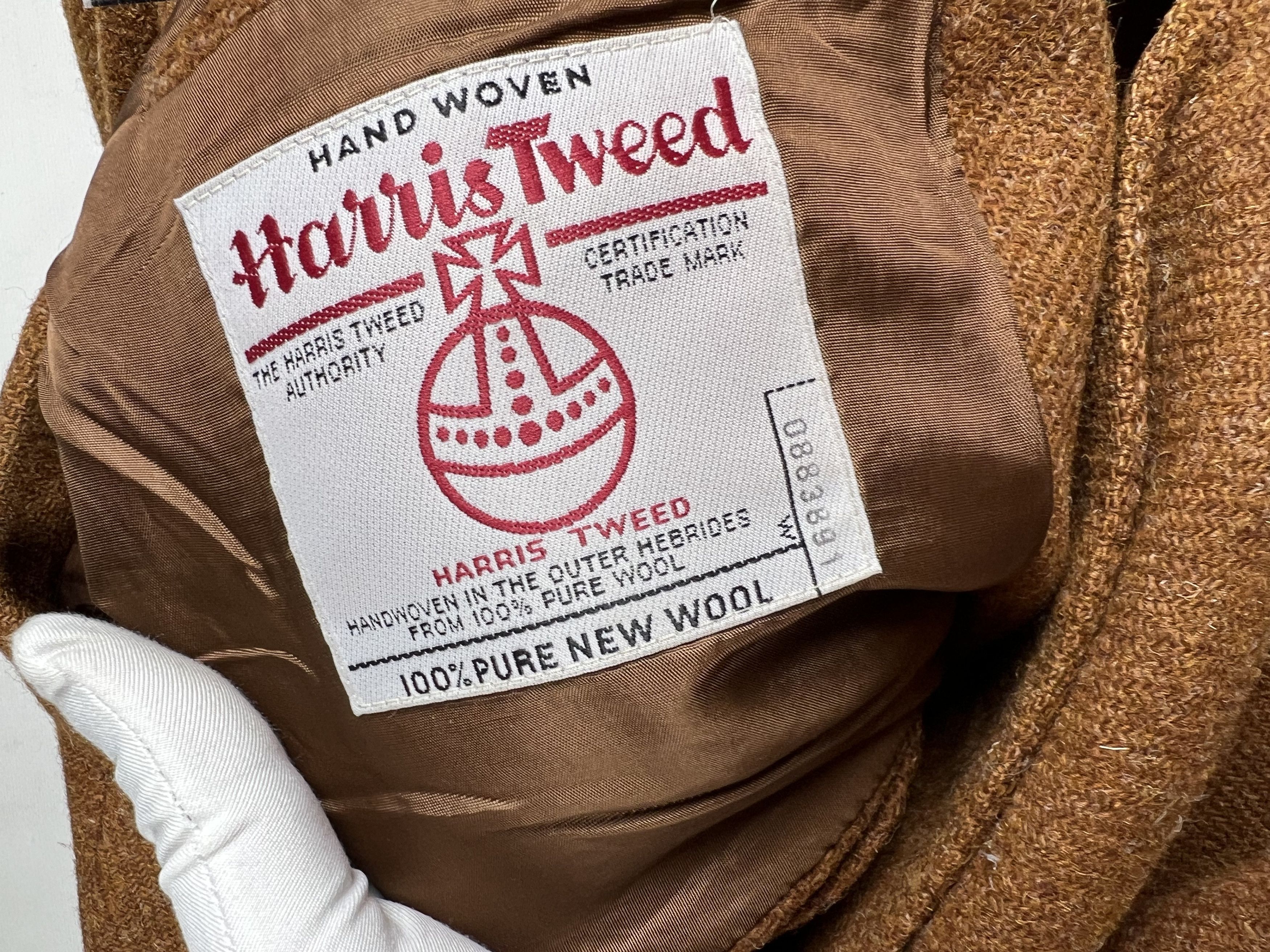 Harris Tweed × Vintage Vintage Harris Tweed Wool Blazer L Size 50R - 4 Thumbnail