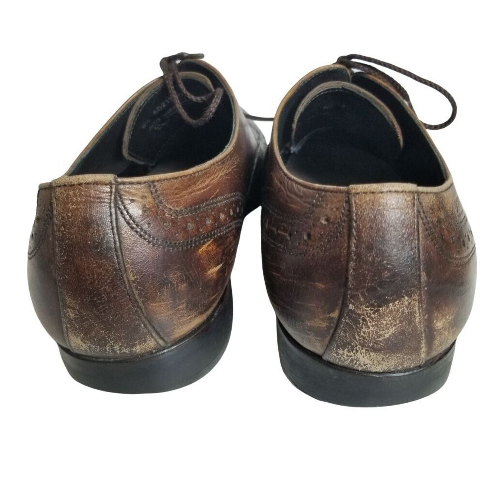 Hugo Boss Hugo Boss Mens Leather Wingtip Lace Up Oxford Dress Shoes Size US 9.5 / EU 42-43 - 6 Thumbnail