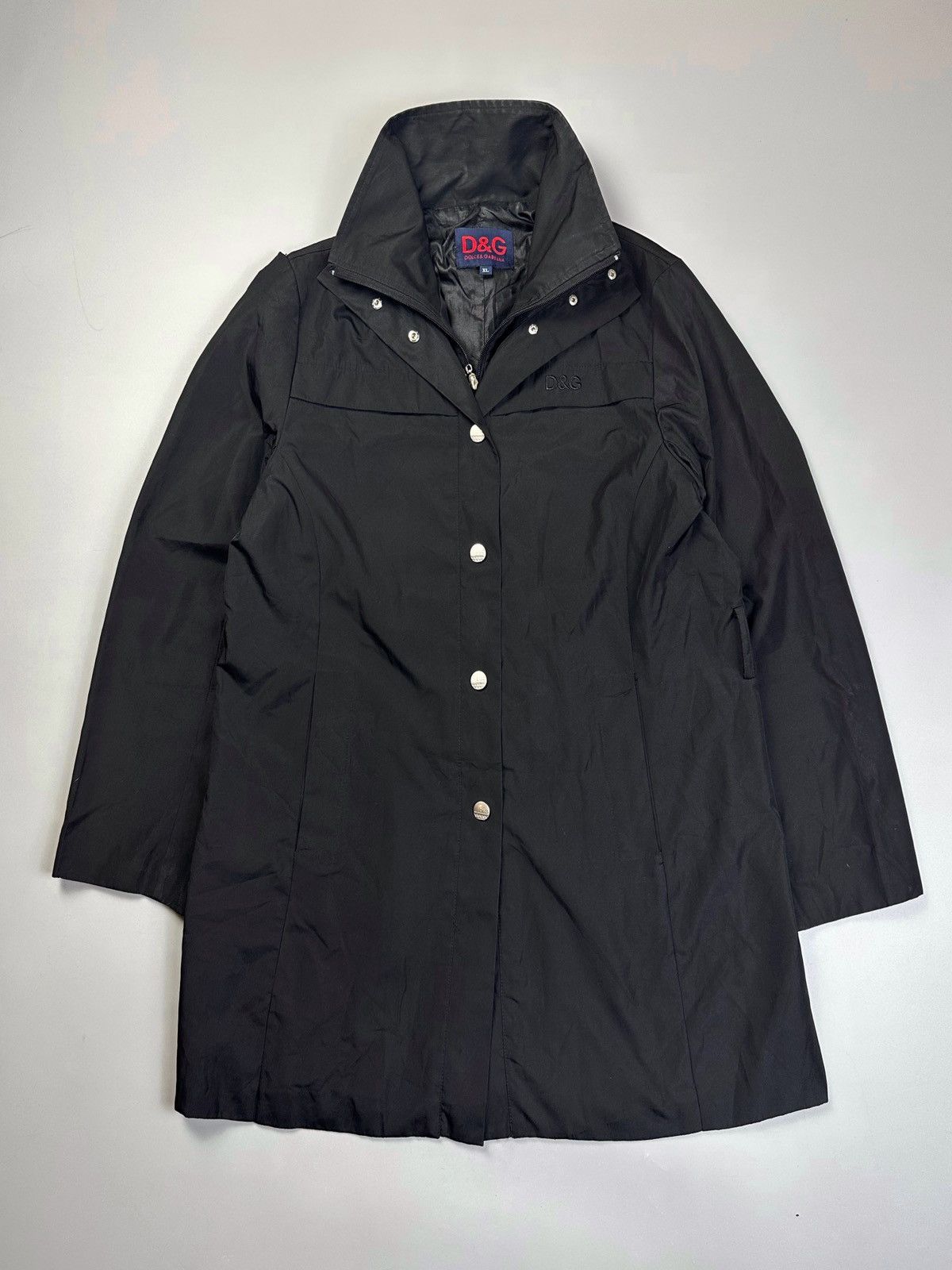 Dolce & Gabbana × Vintage Dolce&Gabbana Archive Long Trench Zip Coat Size XL / US 12-14 / IT 48-50 - 1 Thumbnail