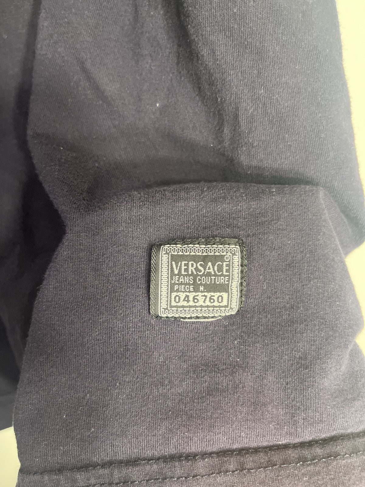 Versace × Versace Jeans Couture Versace Jean Couture logo dark blue T-shirt Size US M / EU 48-50 / 2 - 4 Thumbnail