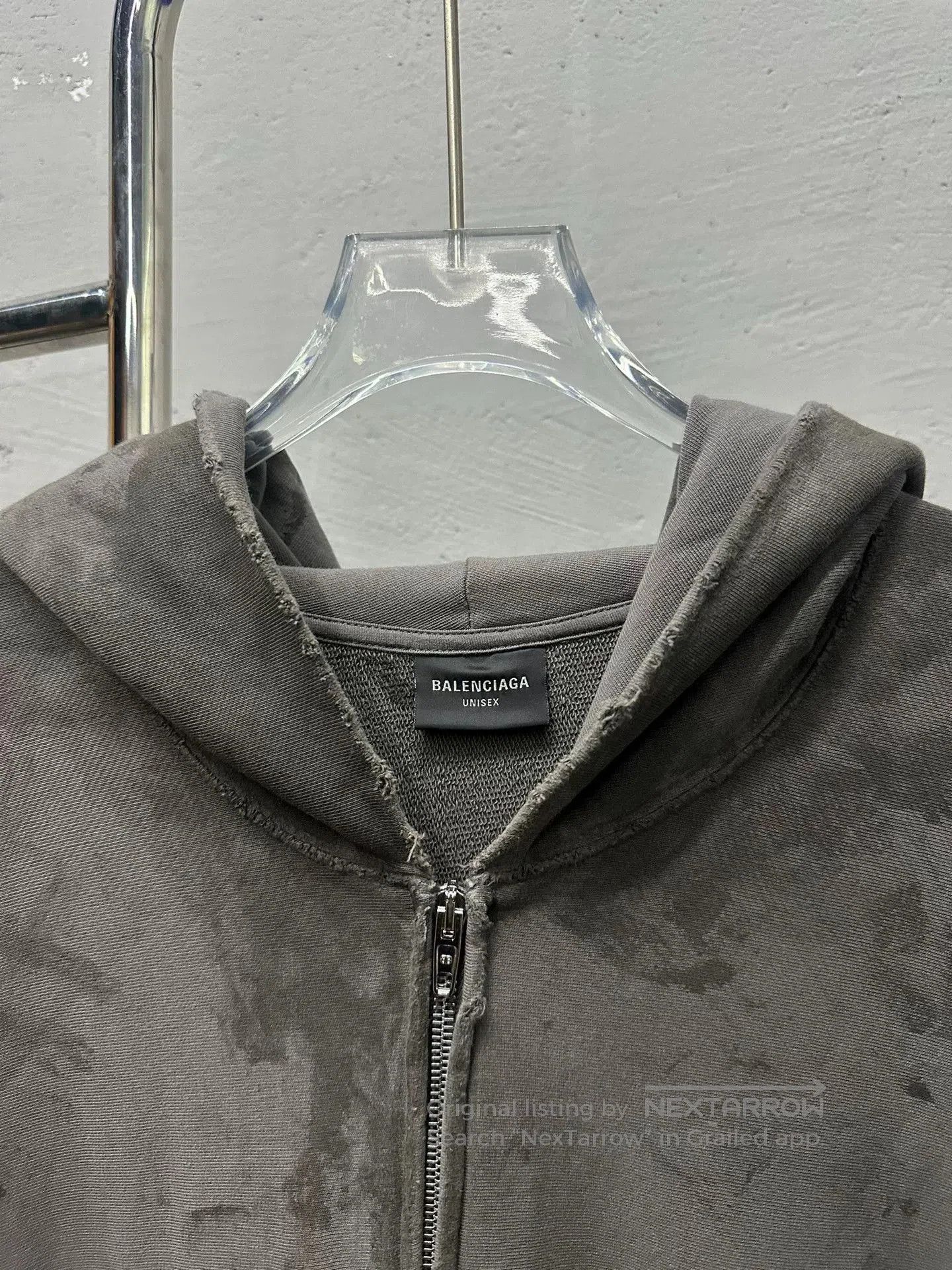 Balenciaga balenciaga tape hoodie with zipper. Size US M / EU 48-50 / 2 - 3 Thumbnail