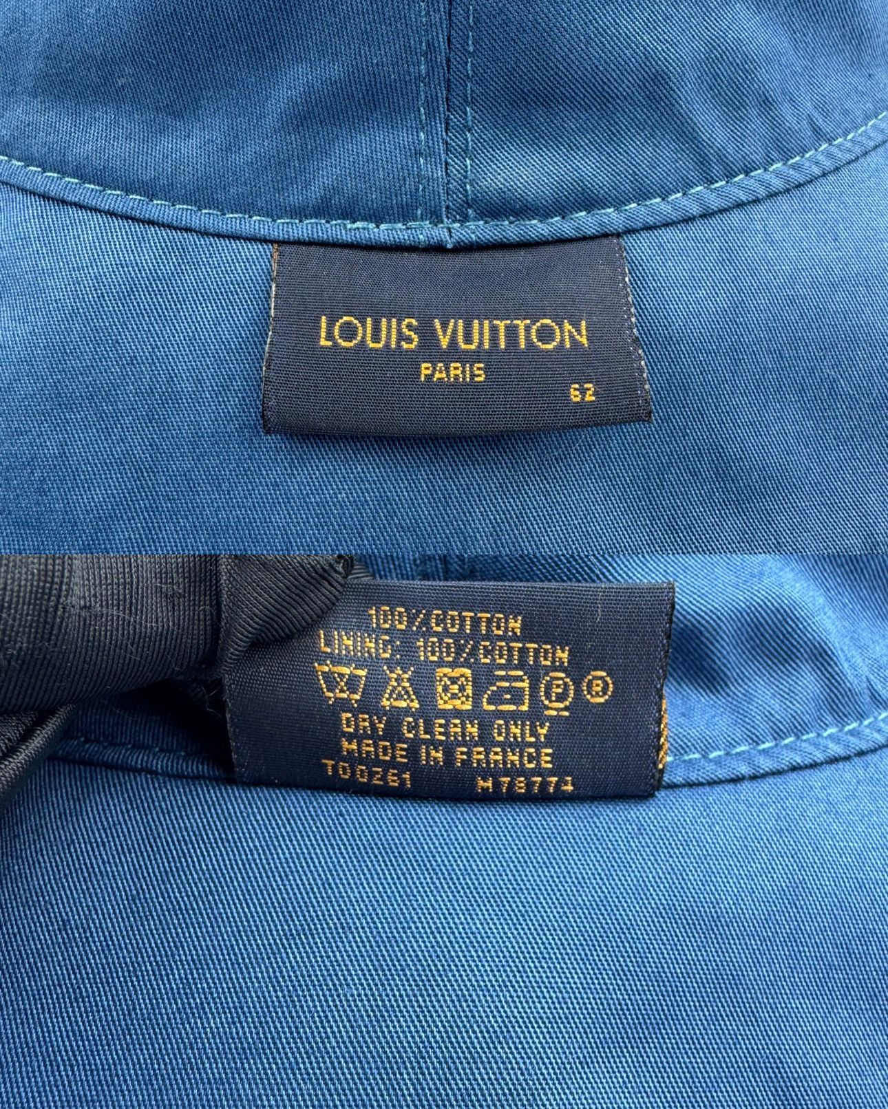 Louis Vuitton Louis Vuitton Monogram Denim Bucket Hat Reversible Size ONE SIZE - 10 Thumbnail