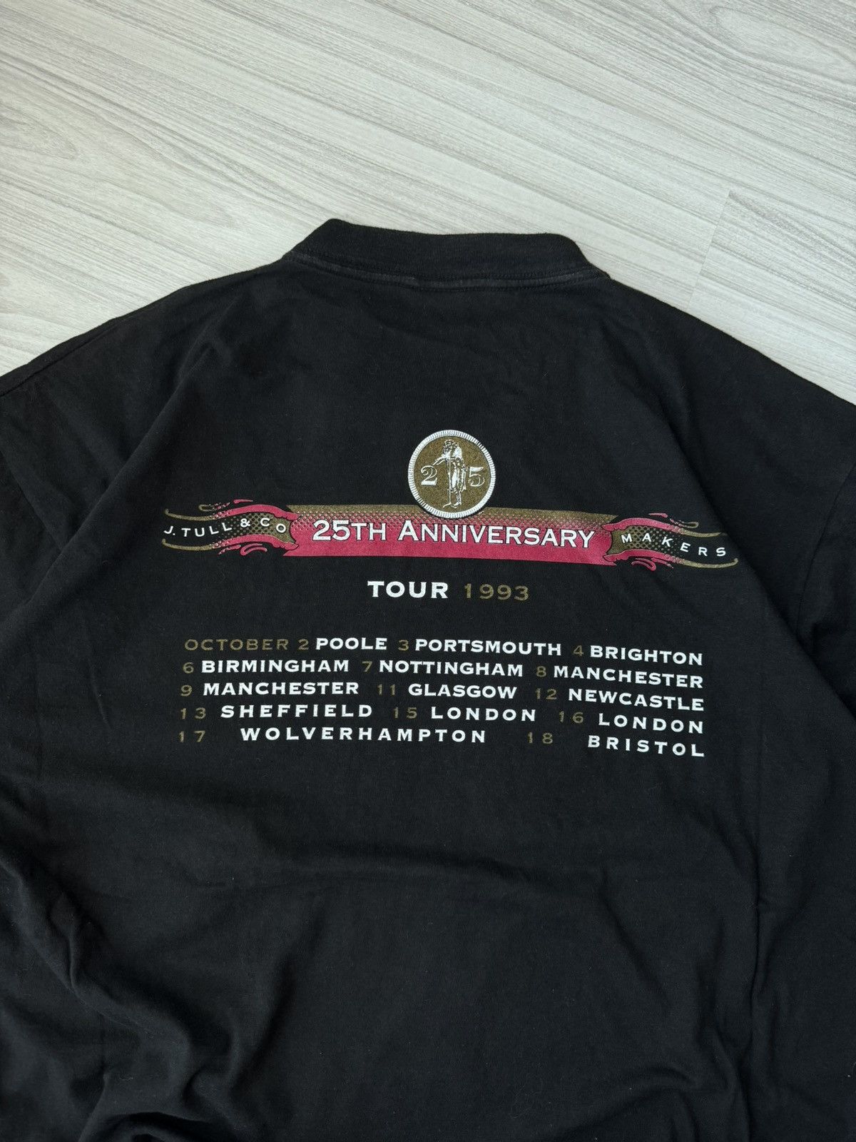 Band Tees × Vintage Vintage 1993 Jethro Tull 25th Anniversary Tour Tee Size US XL / EU 56 / 4 - 6 Thumbnail