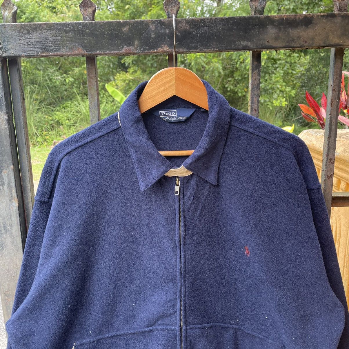 Polo Ralph Lauren 🔥Vintage Polo Ralph Lauren Full Zipper Fleece Jacket Size US L / EU 52-54 / 3 - 4 Thumbnail
