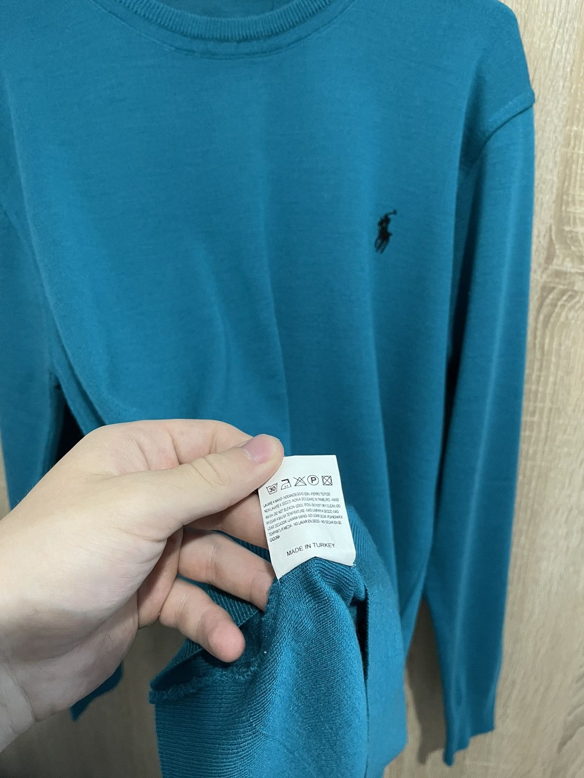 Polo Ralph Lauren Vintage Polo Ralph Lauren Sweater — Mint Green — L/XL Size US L / EU 52-54 / 3 - 4 Thumbnail