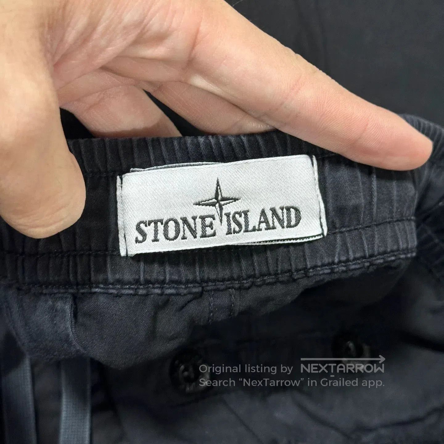 Stone Island stone island black cargo pants W30. Size US 30 / EU 46 - 4 Thumbnail