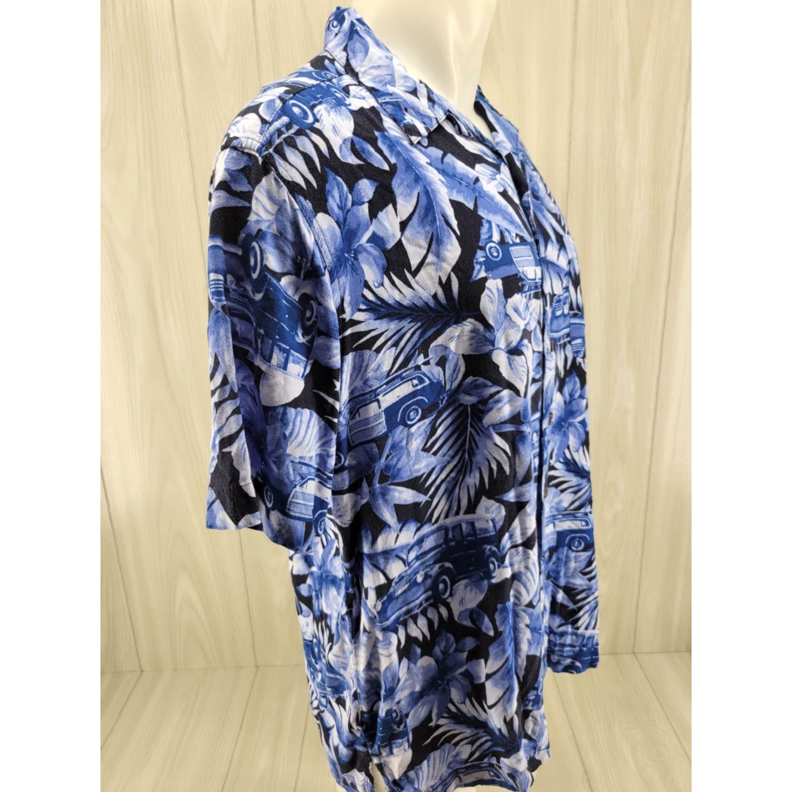 Panama Jack VINTAGE Panama Jack Hawaiian Surfboard Woody Station Wagon Men’s L Surf Button Up Shirt Panama Jack Size US L / EU 52-54 / 3 - 7 Thumbnail