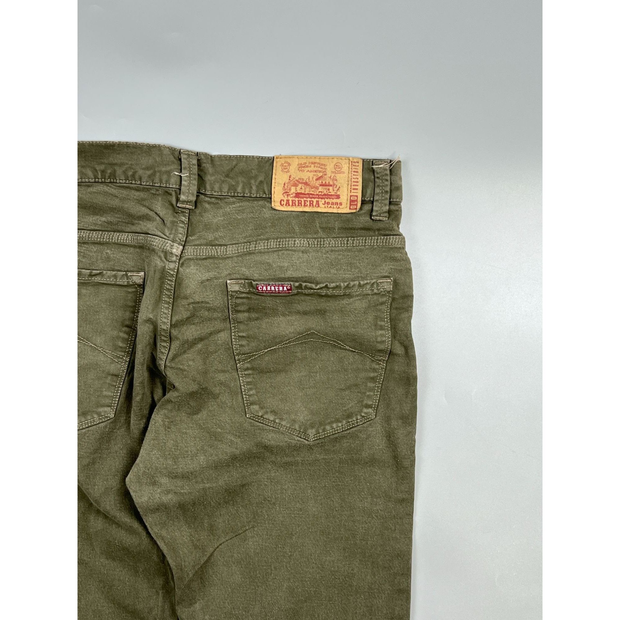 Carrera Carrera Green Denim Jeans Pants (Y0954) Size US 33 - 11 Thumbnail
