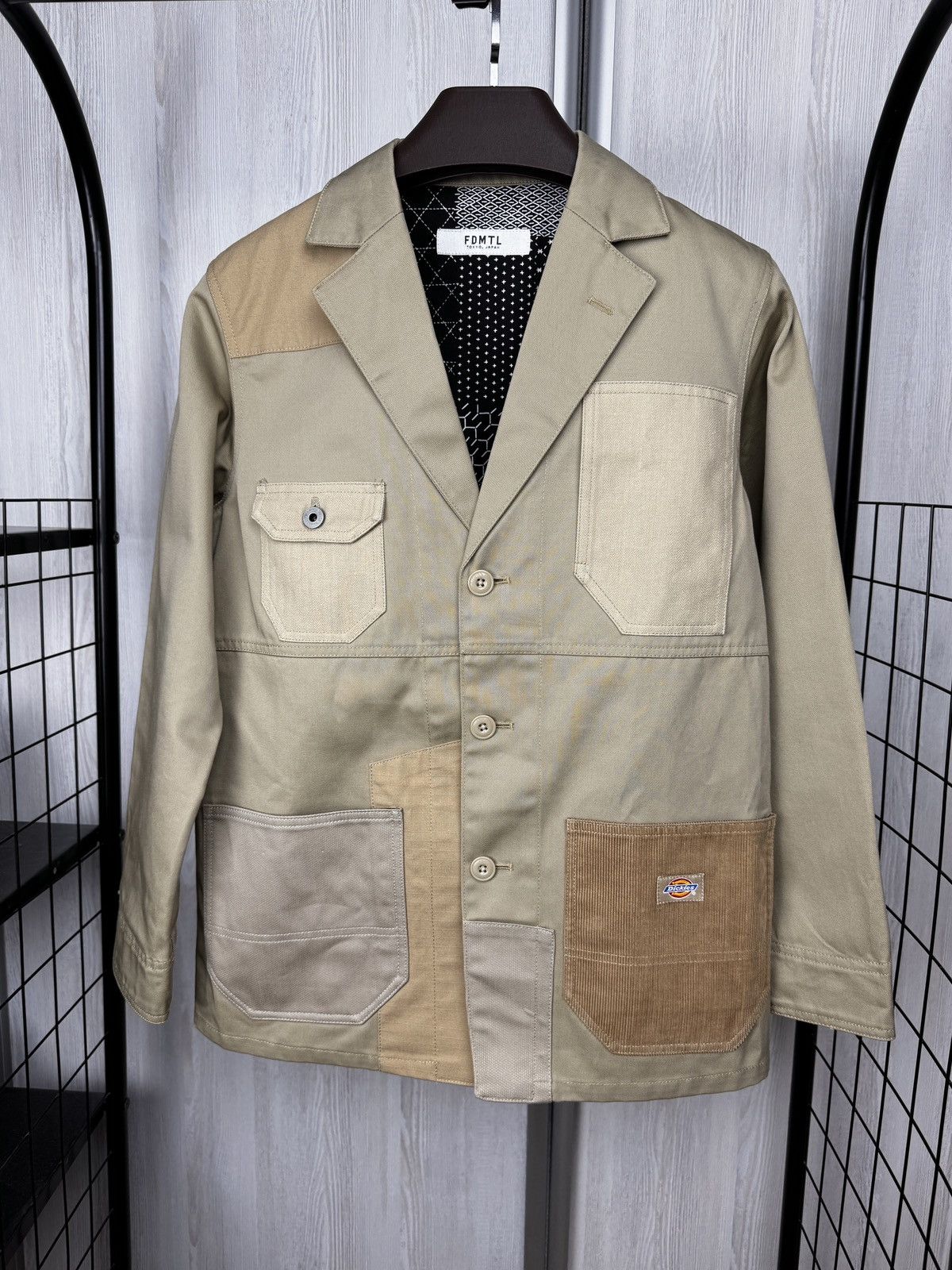 FDMTL FDMTL x DICKIES PATCHWORK beige Blazer Japan Jacket Size 1 Size US S / EU 44-46 / 1 - 2 Thumbnail