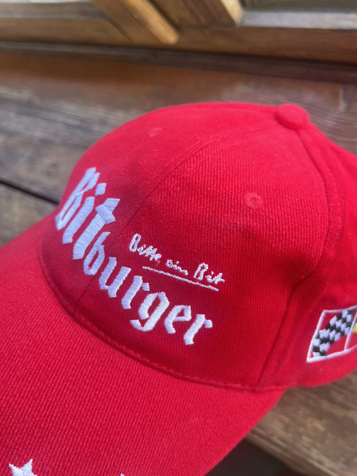 Vintage Vintage 90s Y2K Bitburger Racing Team Snapback Cap Size ONE SIZE - 15 Thumbnail