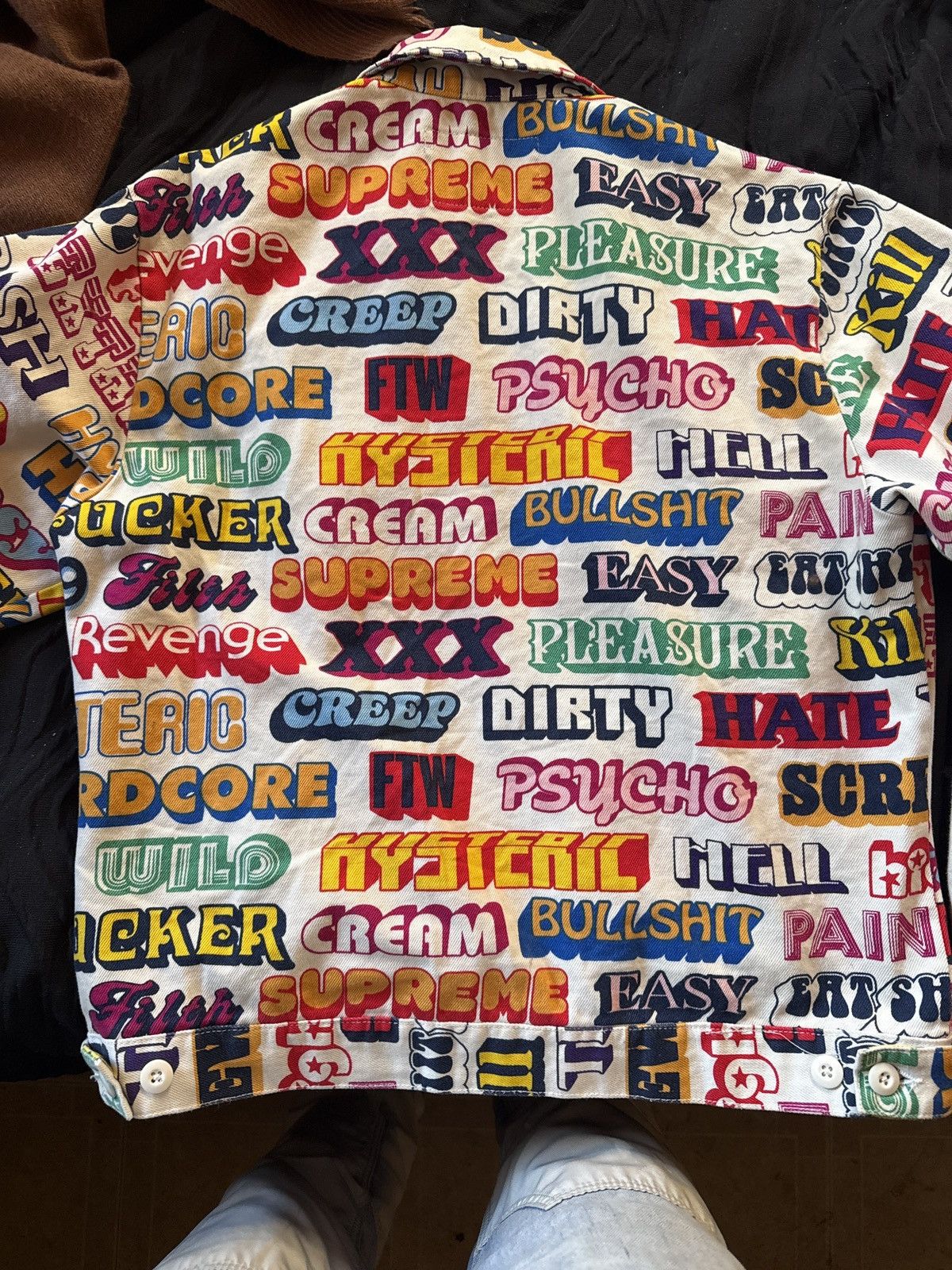Hysteric Glamour × Supreme Supreme x Hysteric Glamour FW17 Text Work Jacket Multicolor Size US S / EU 44-46 / 1 - 7 Thumbnail