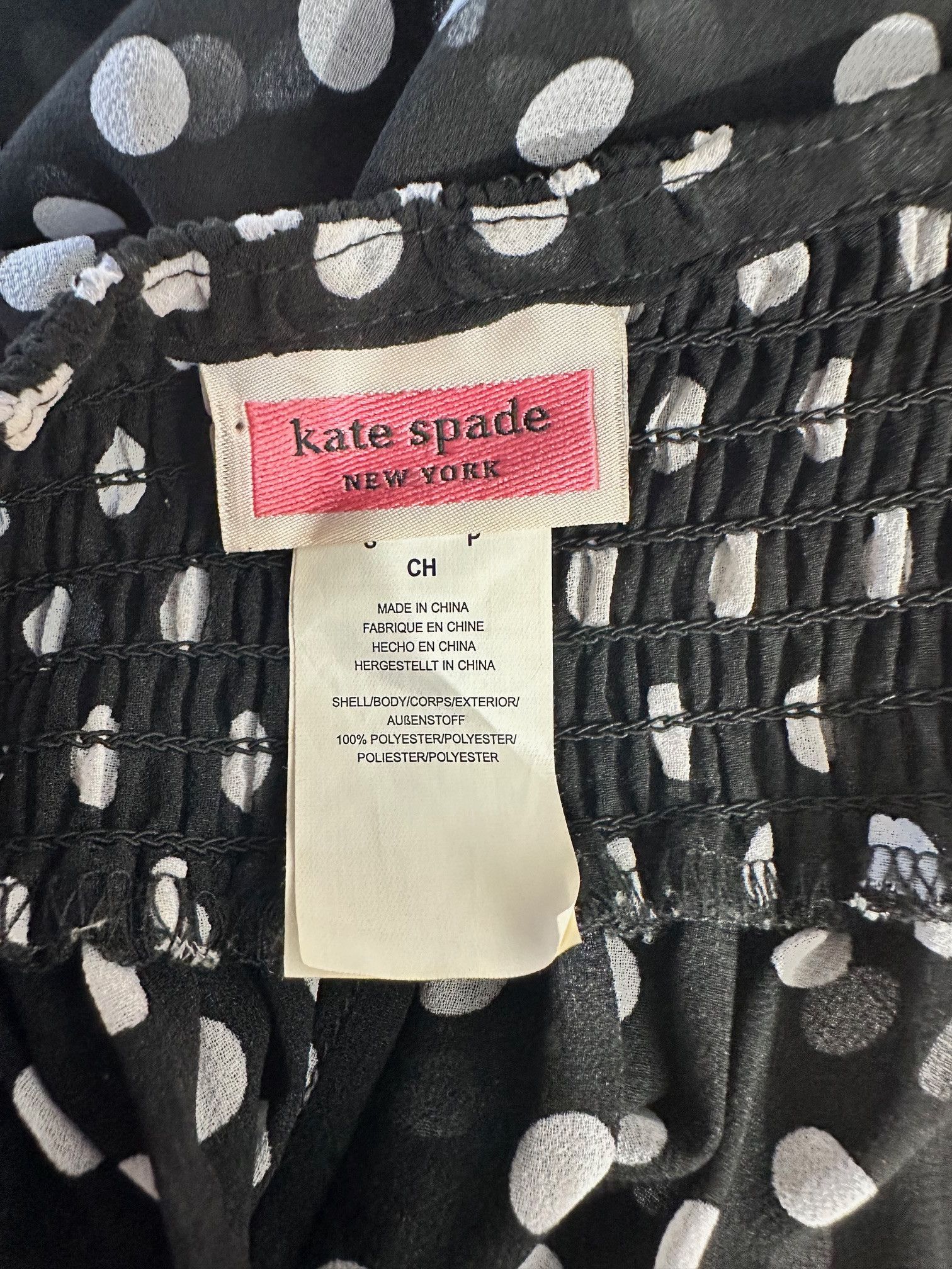 Kate Spade Kate Spade Chiffon Polka Dot Maxi Dress Size S / US 4 / IT 40 - 6 Thumbnail