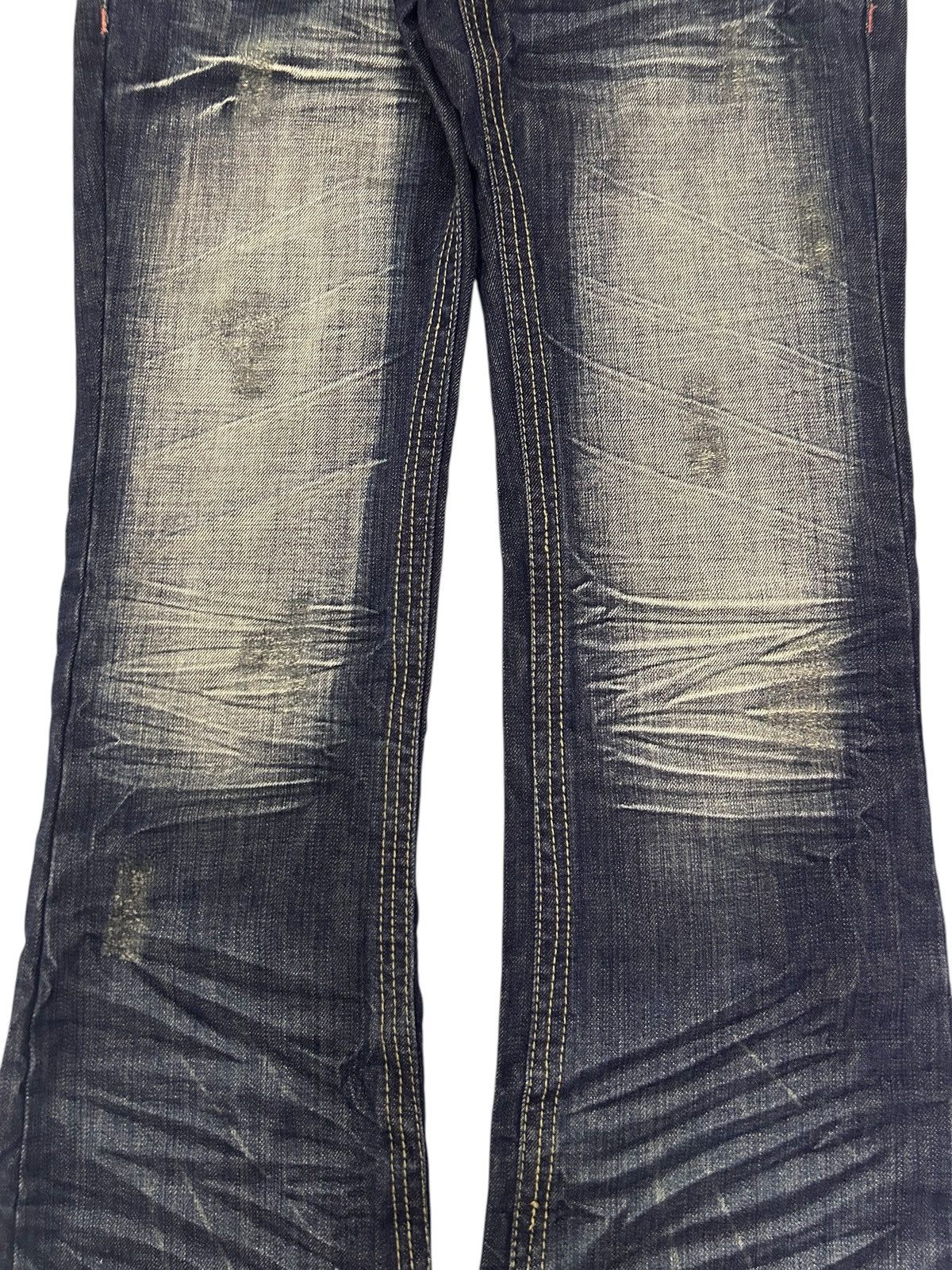 Japanese Brand × Vintage Japanese Fazbee Vintage Flare Sand Wash Denim Jeans Size US 29 - 8 Thumbnail