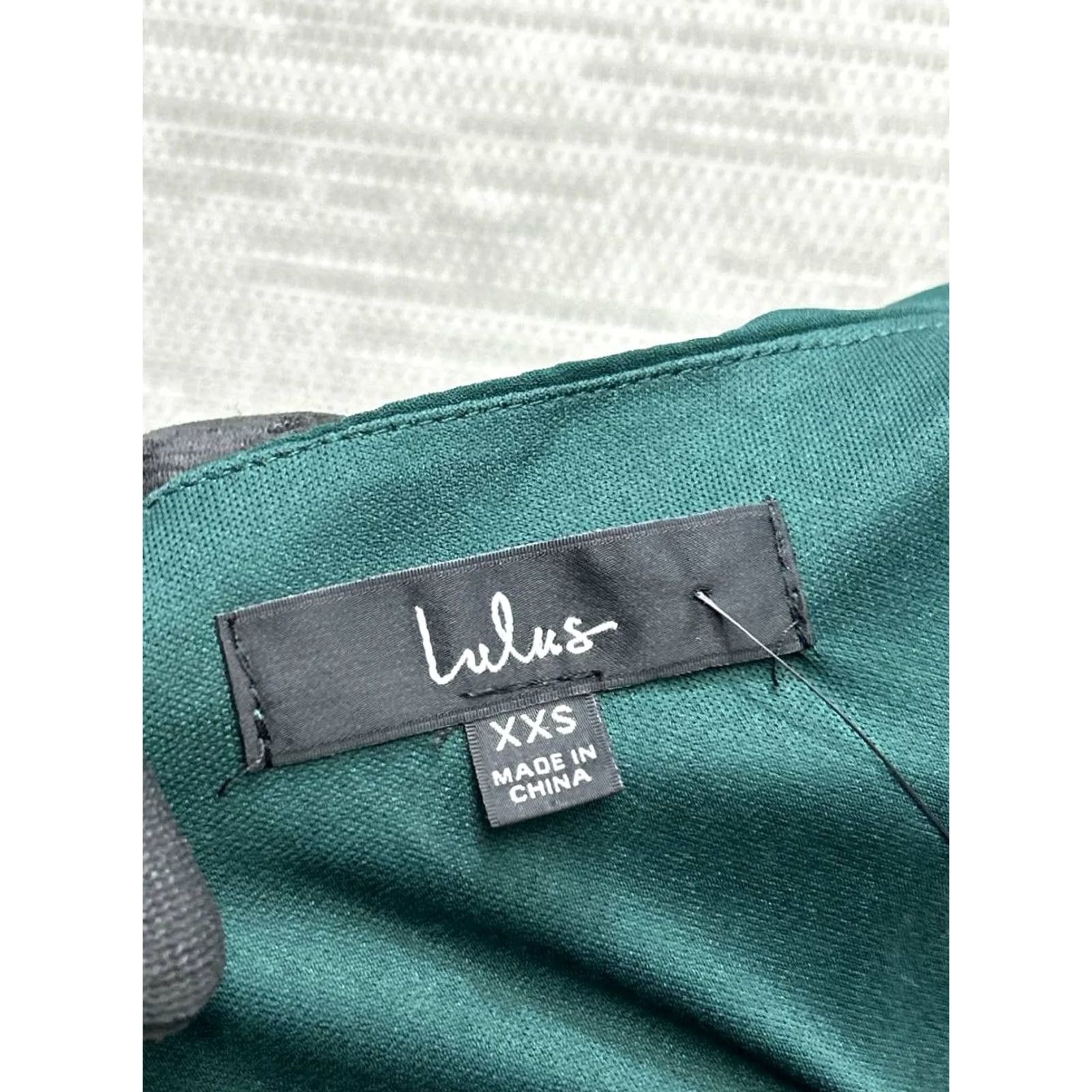 Lulus Lulus Rise To The Occasion Emerald Midi Wrap Dress Womens XXS Green Surplice New Size XXS / US 00 / IT 34 - 4 Thumbnail